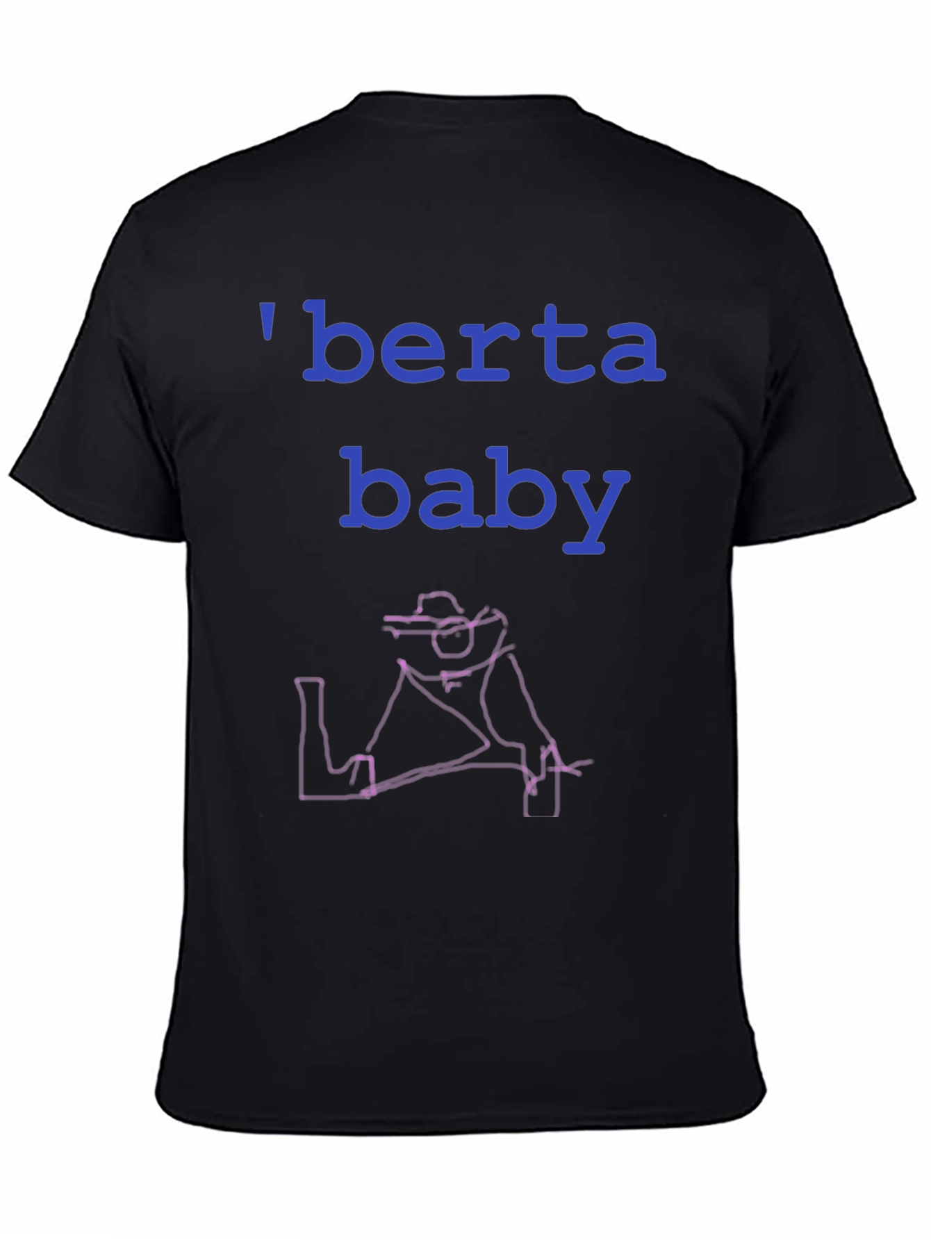 Berta Baby T-Shirt - Unique Line Art Tee