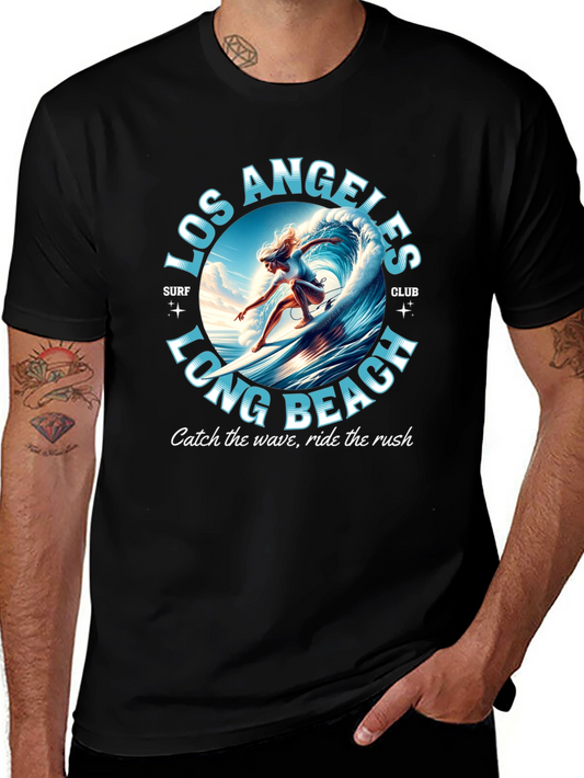 Los Angeles Long Beach Surf Club Graphic Tee
