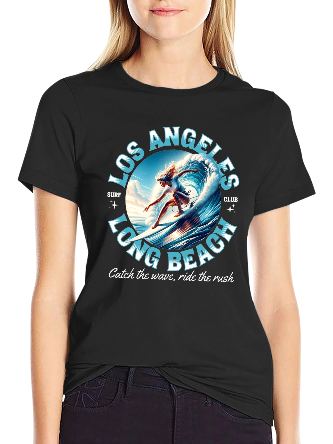 Los Angeles Long Beach Surf Club Graphic Tee