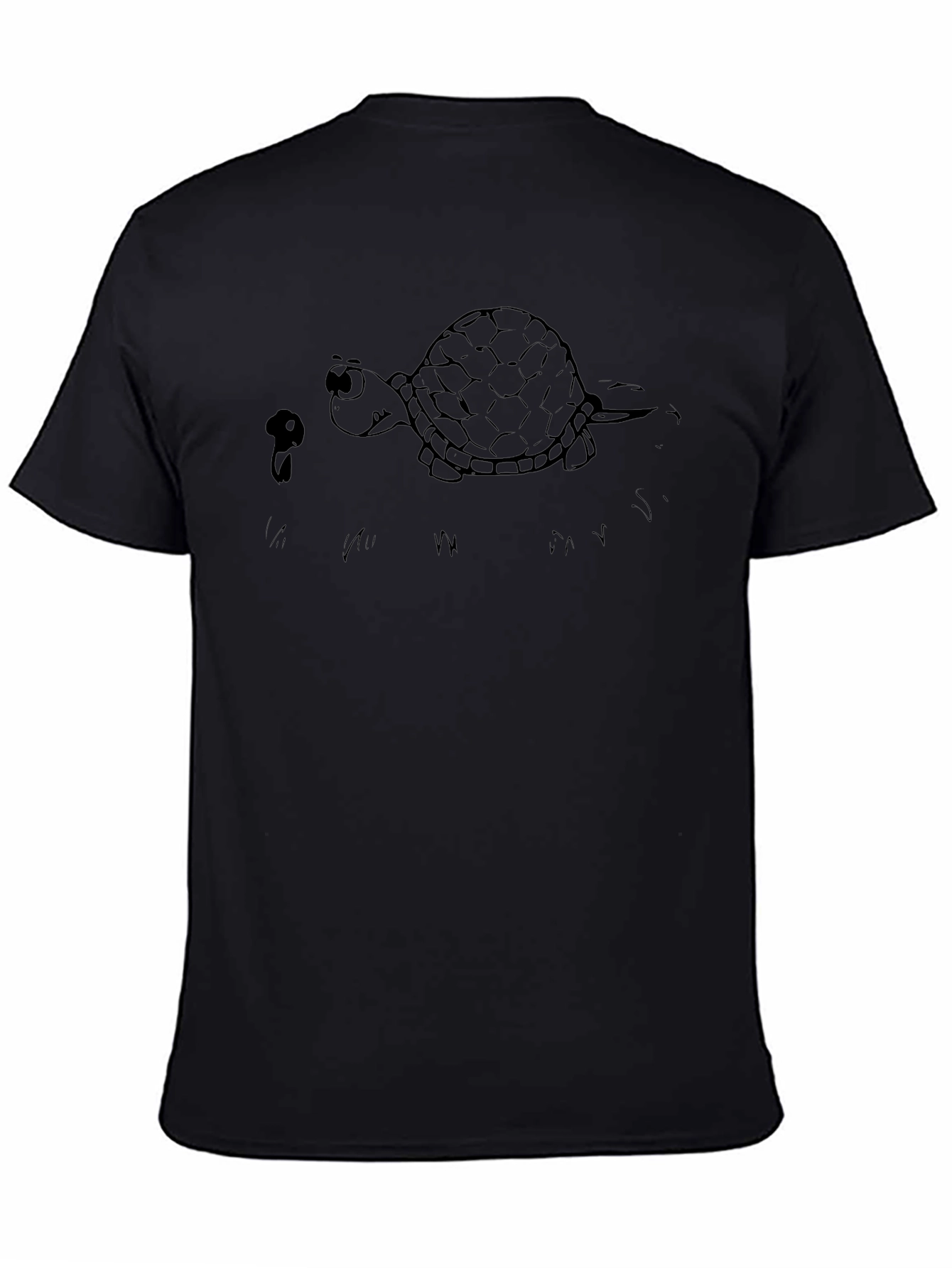 Turtle Graphic Tee - Nature Lovers Black T-Shirt