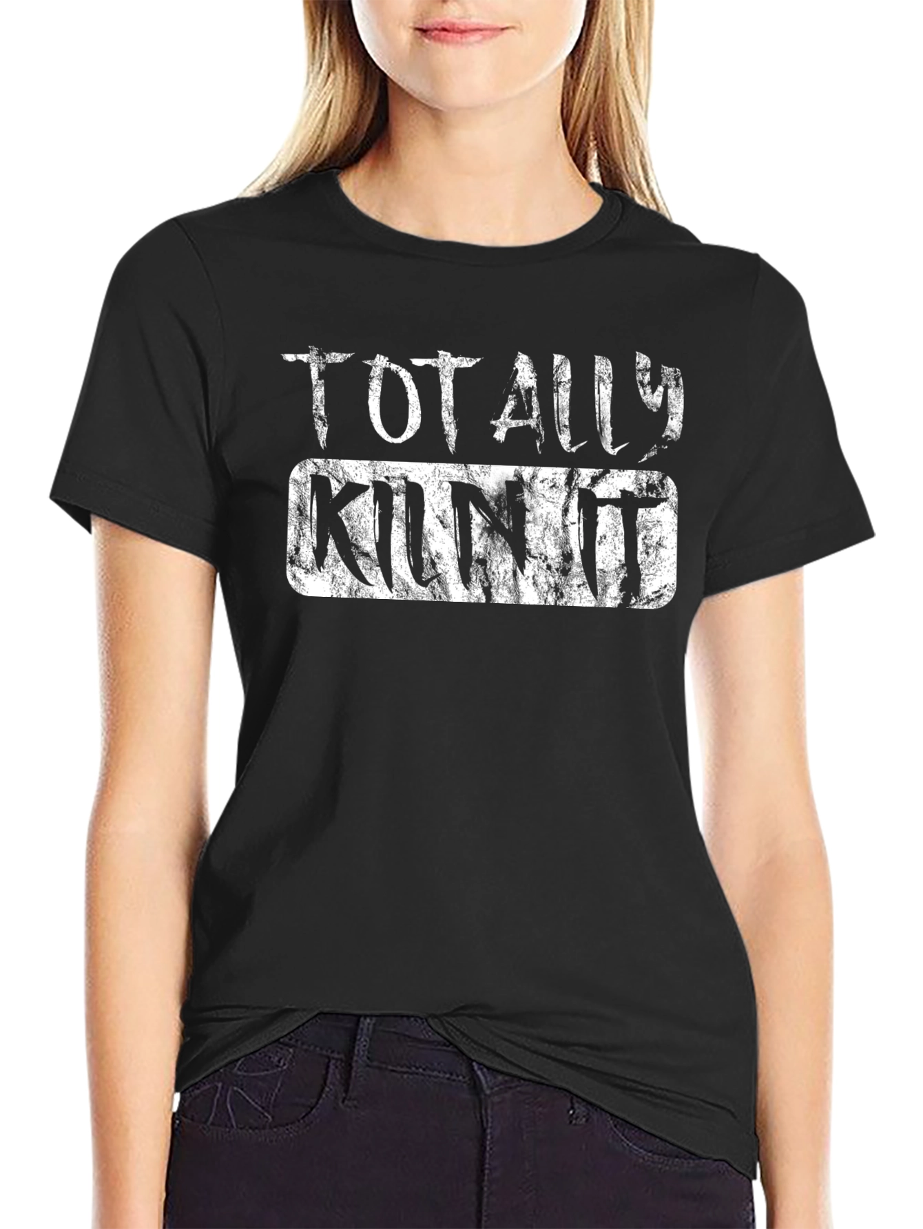 Totally Killin It Black Graphic Tee