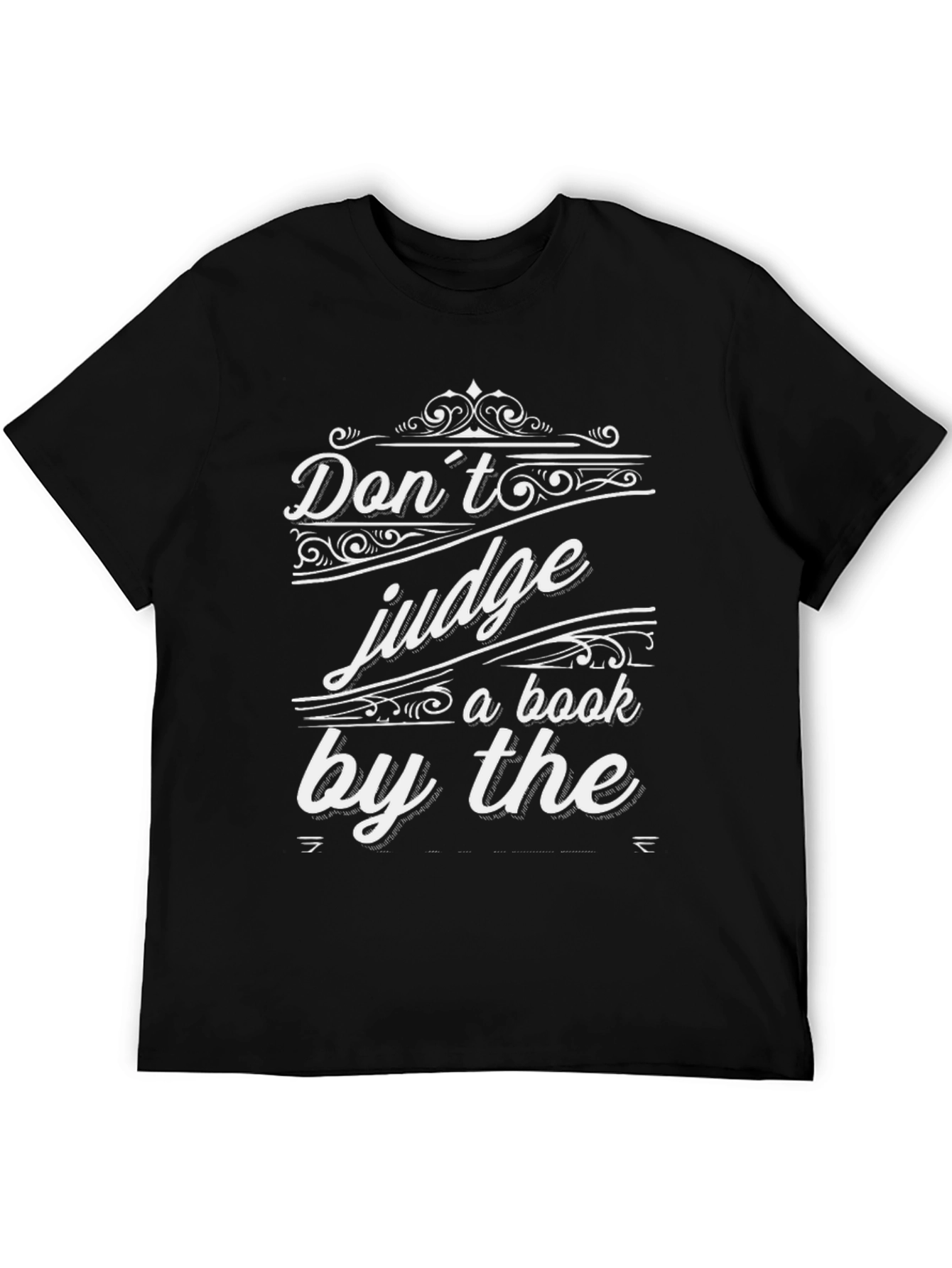 Dont Judge a Book by The Cover Black T-Shirt