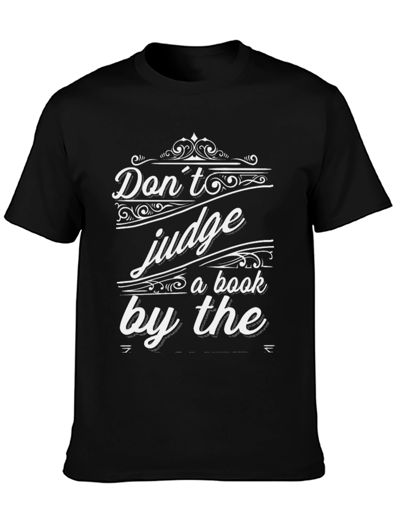 Dont Judge a Book by The Cover Black T-Shirt