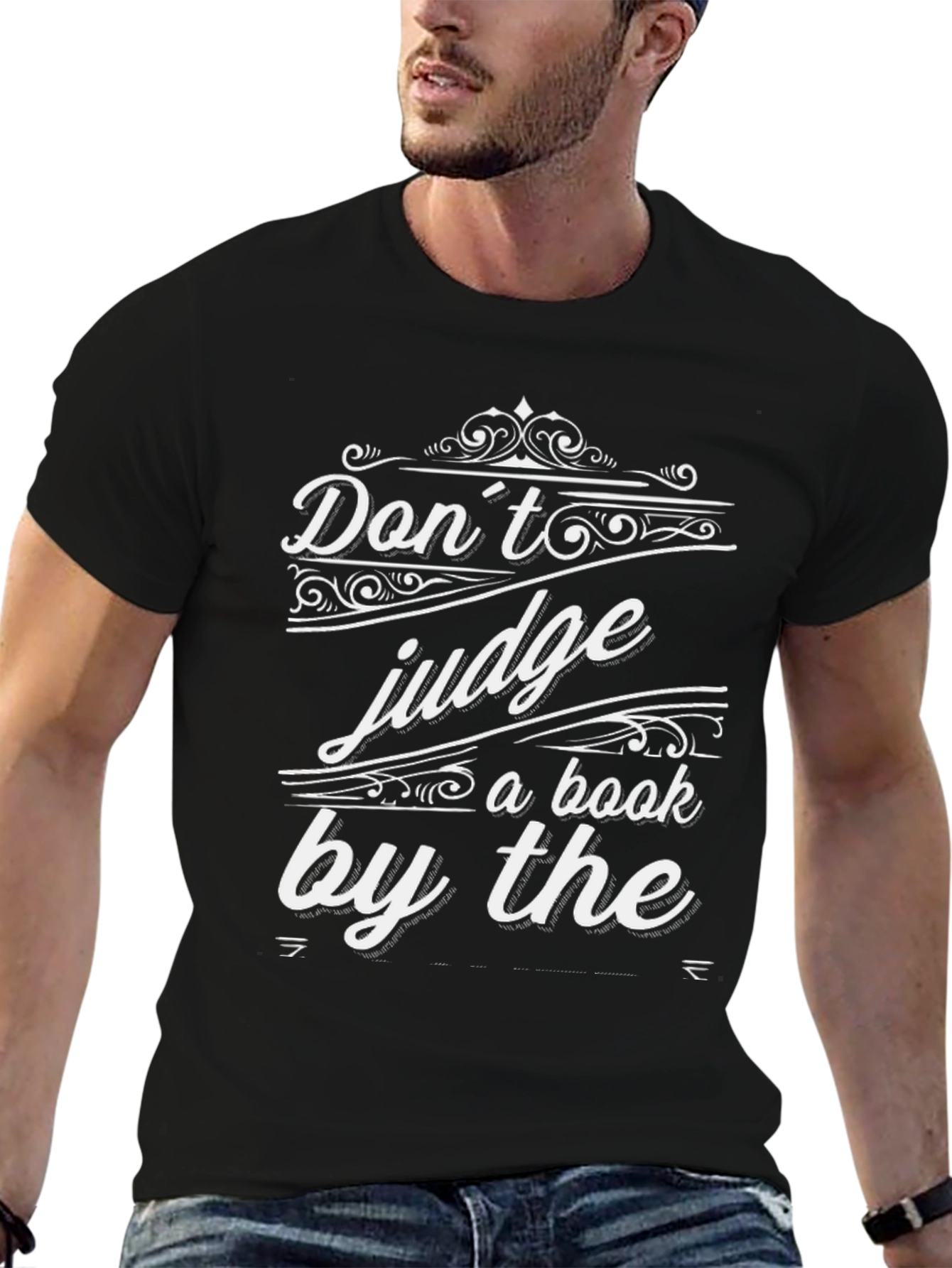 Dont Judge a Book by The Cover Black T-Shirt