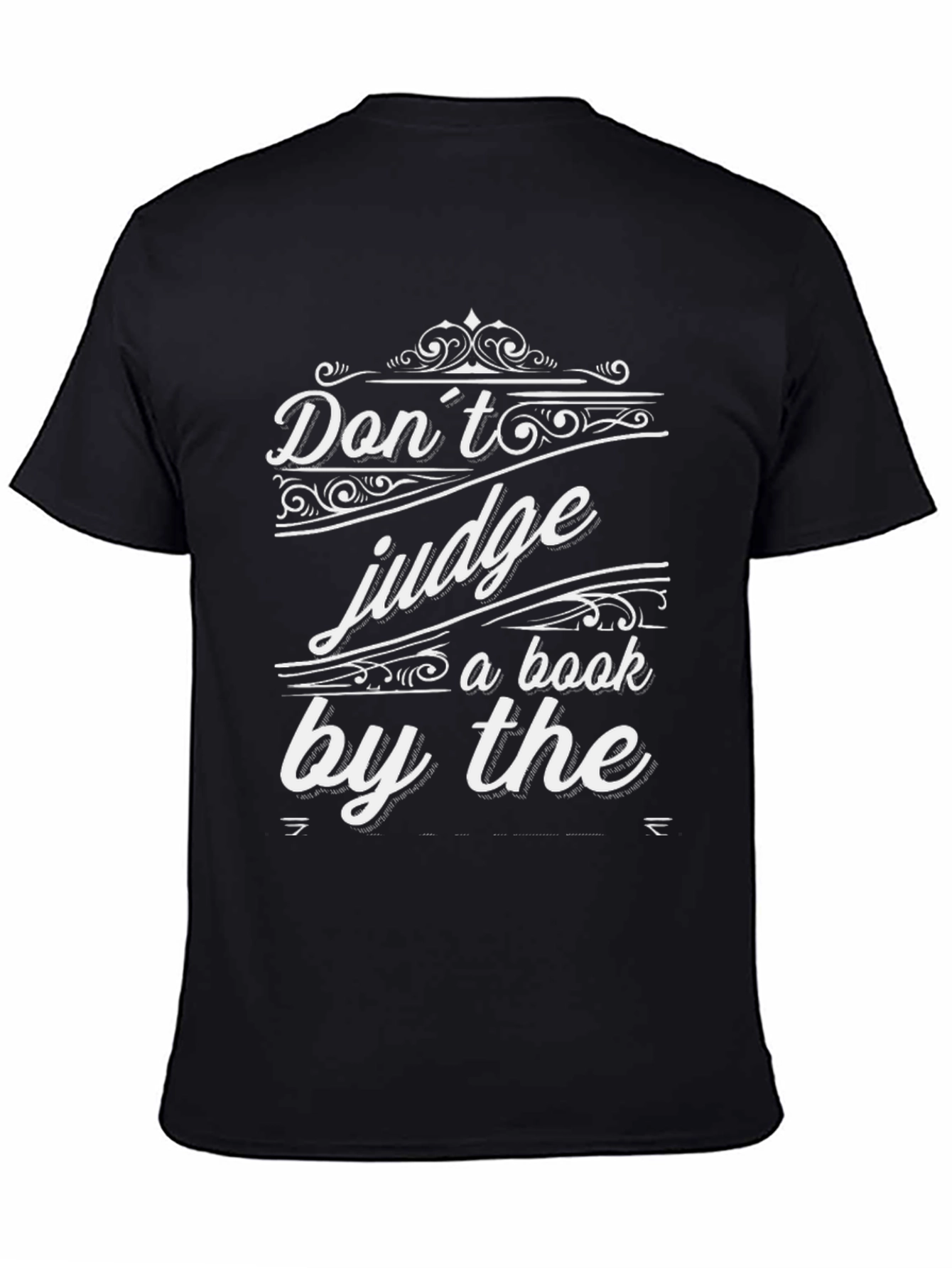 Dont Judge a Book by The Cover Black T-Shirt