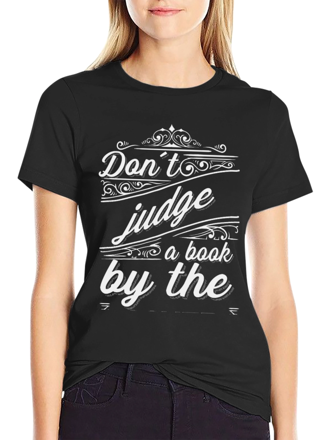 Dont Judge a Book by The Cover Black T-Shirt