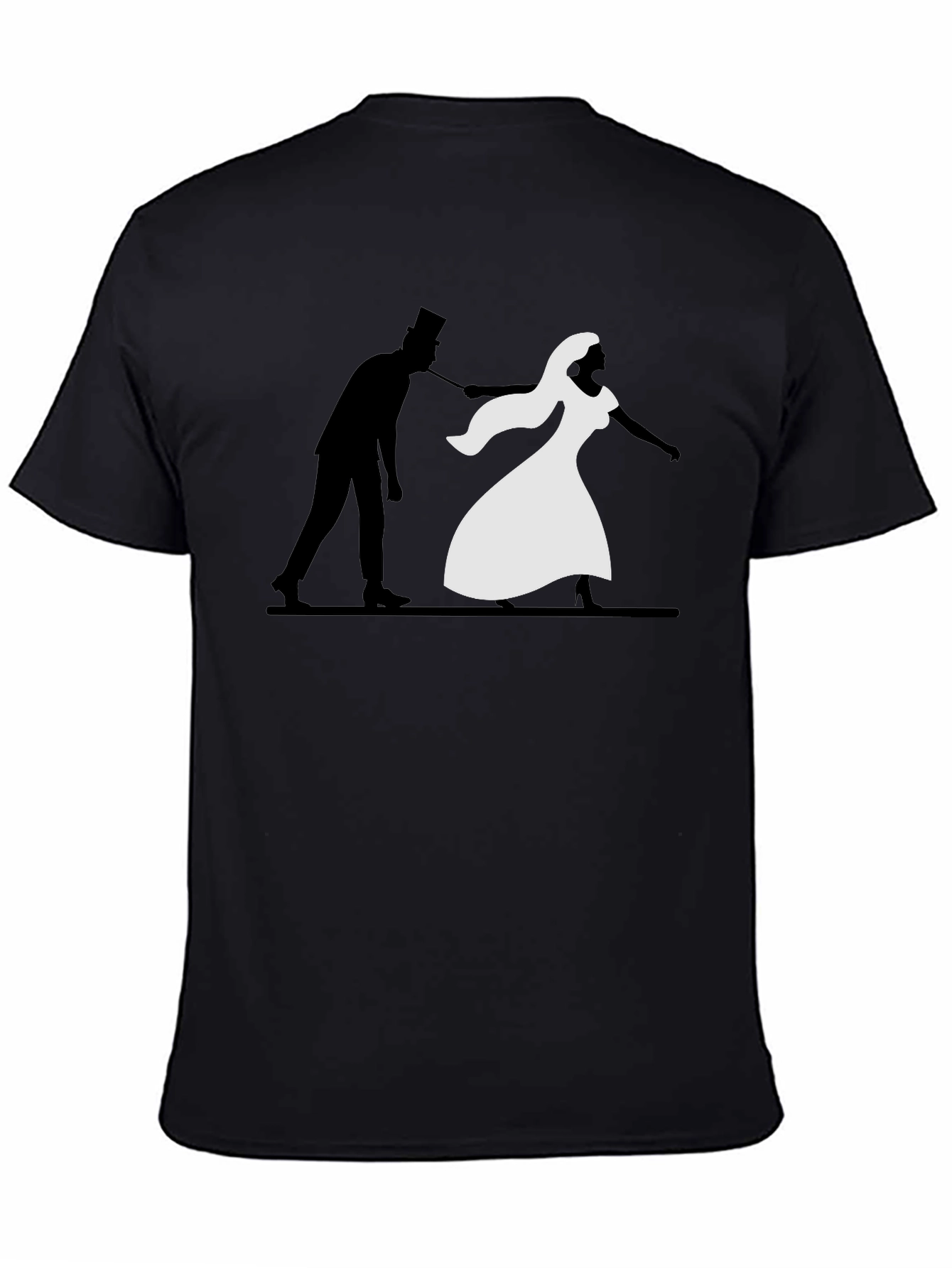 Humorous Silhouette T-Shirt