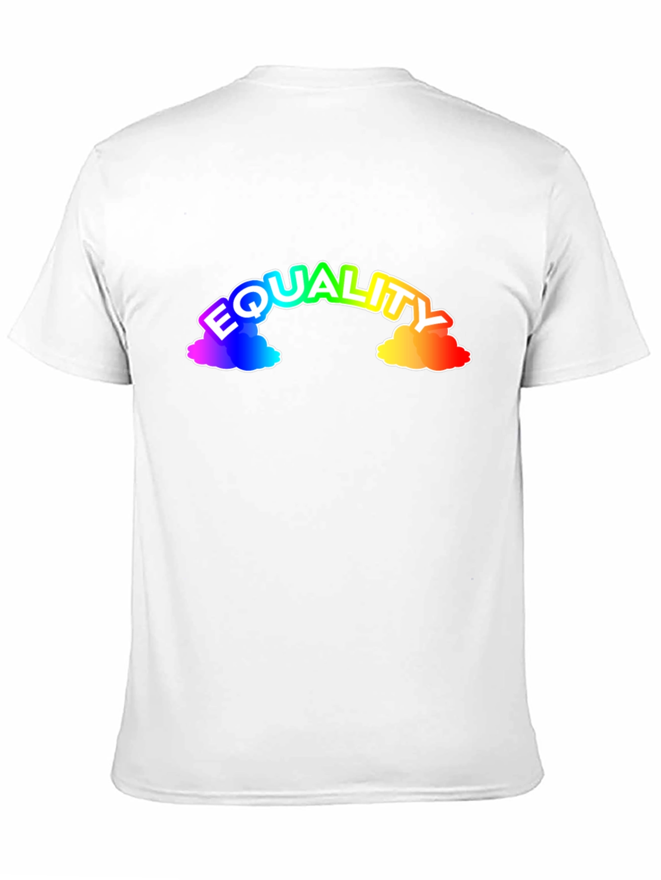 Equality Rainbow Graphic Black T-Shirt