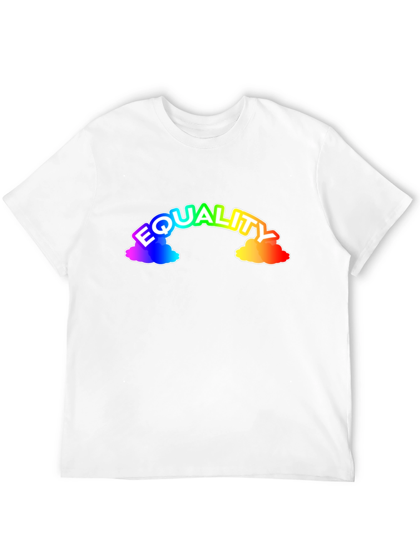 Equality Rainbow Graphic Black T-Shirt