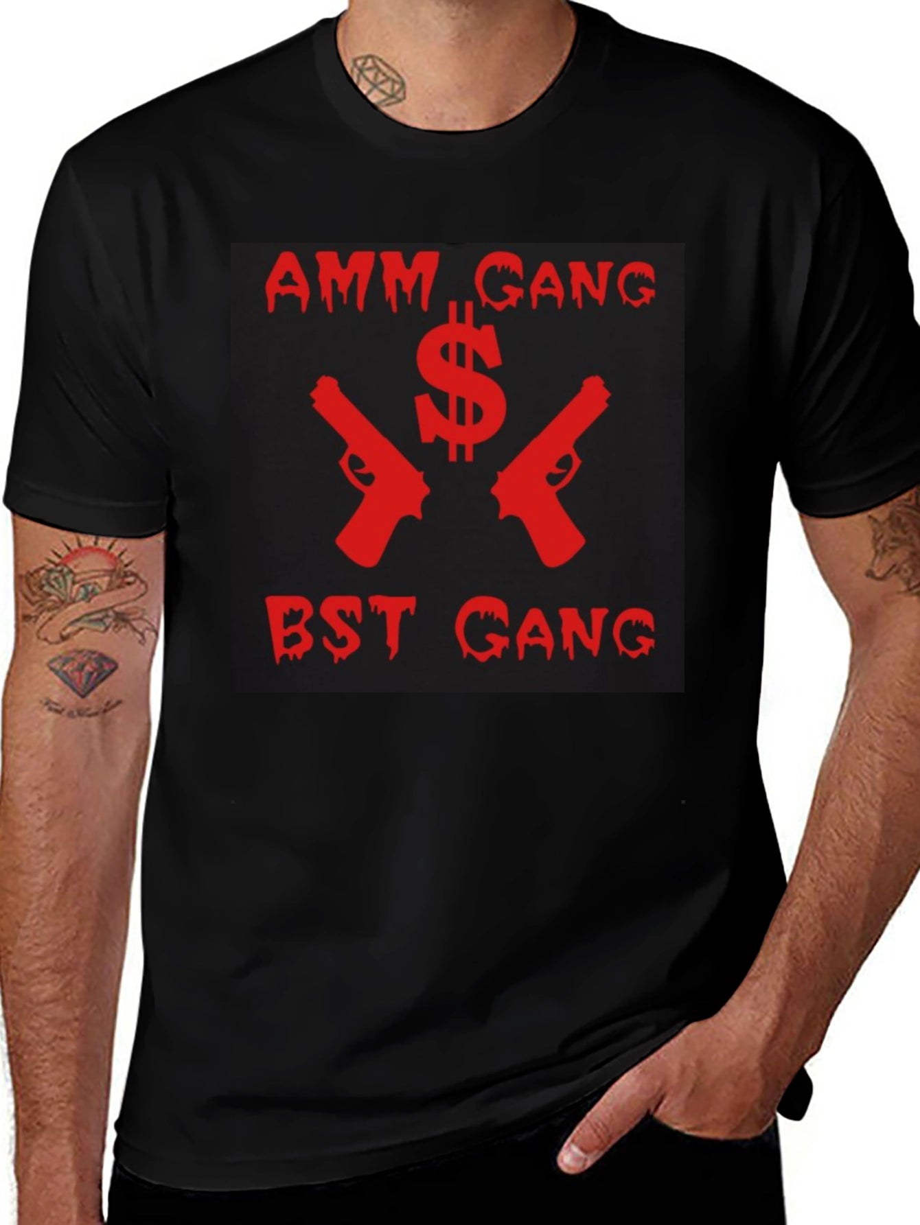 AMM Gang BST Gang Graphic T-Shirt