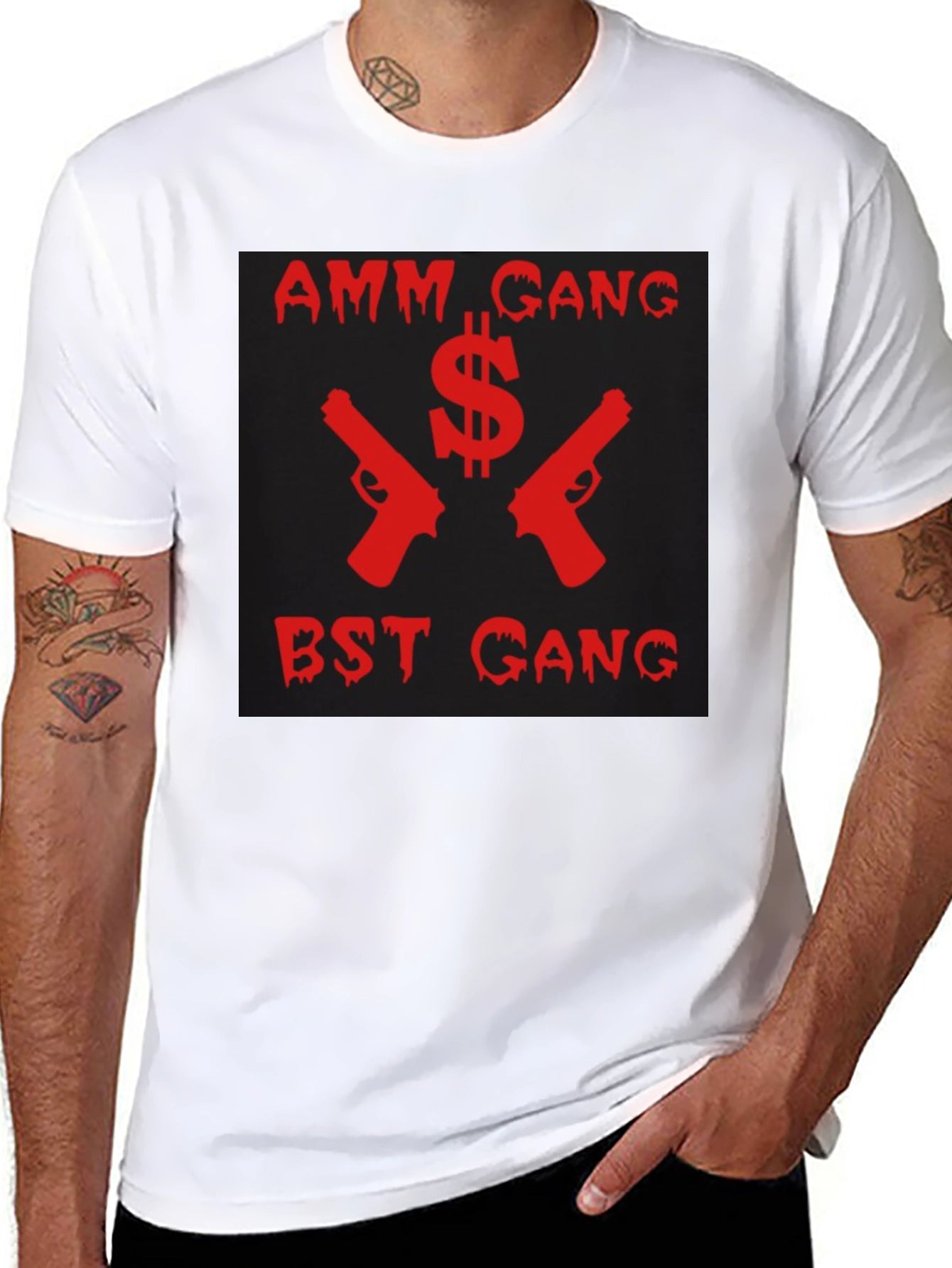 AMM Gang BST Gang Graphic T-Shirt