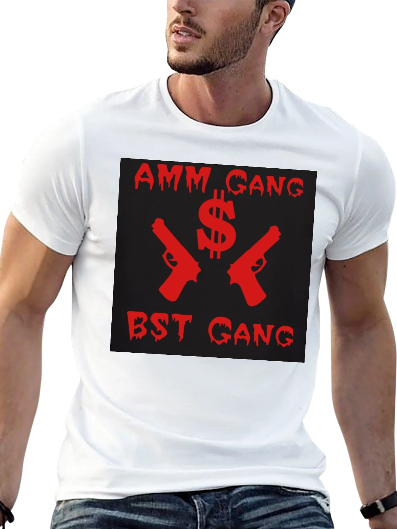 AMM Gang BST Gang Graphic T-Shirt