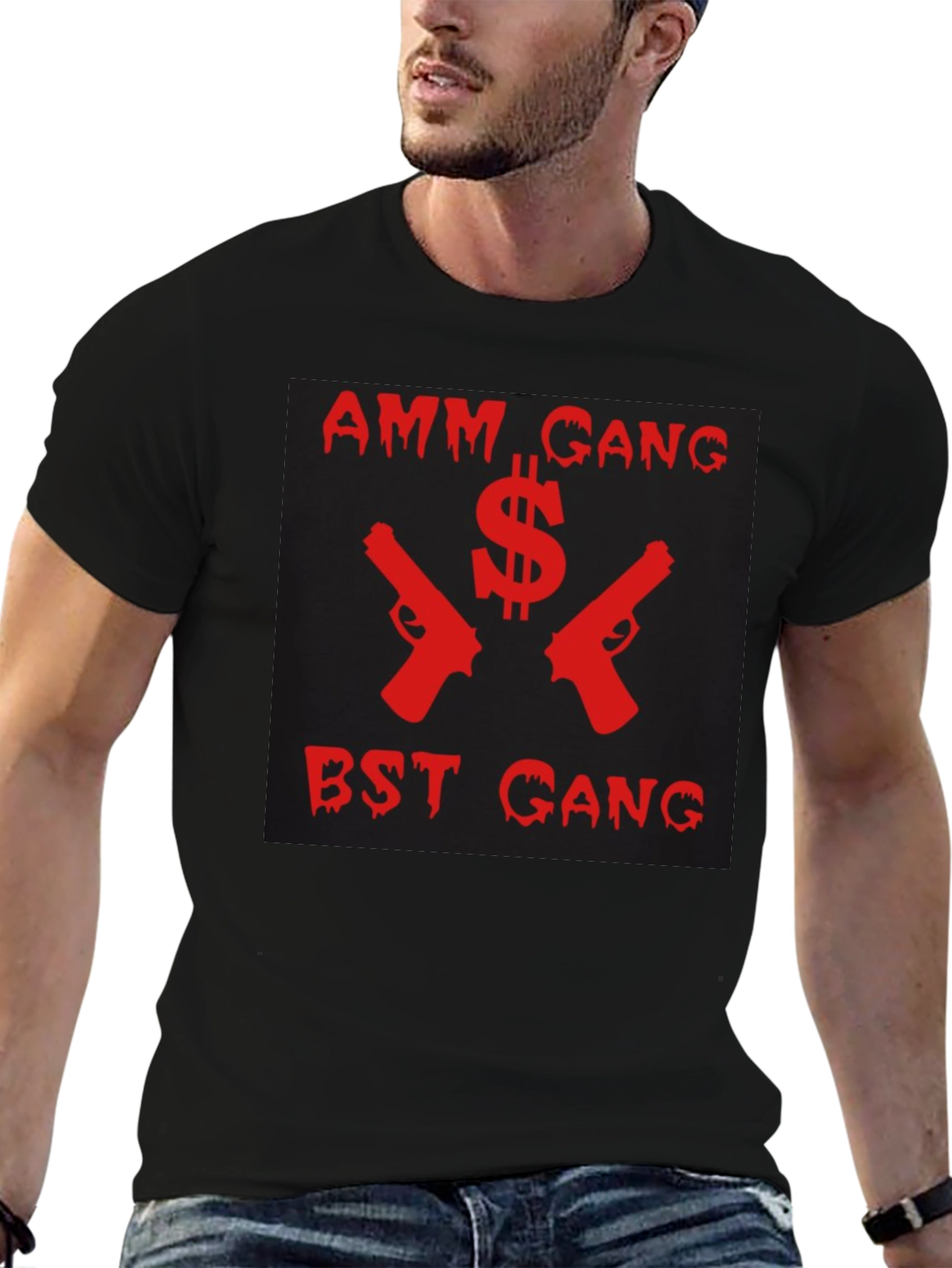 AMM Gang BST Gang Graphic T-Shirt