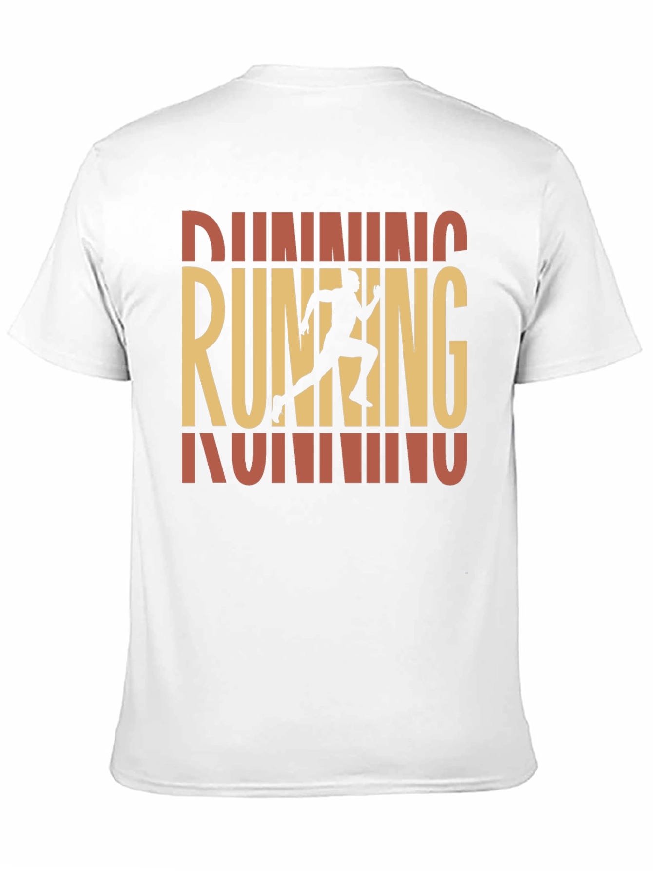 Running Graphic Print Black T-Shirt
