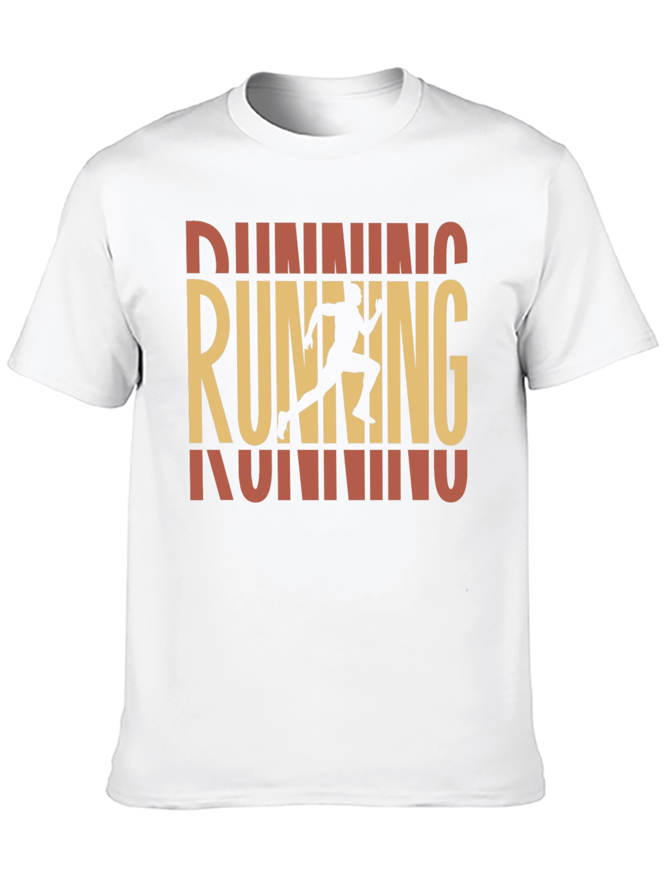 Running Graphic Print Black T-Shirt
