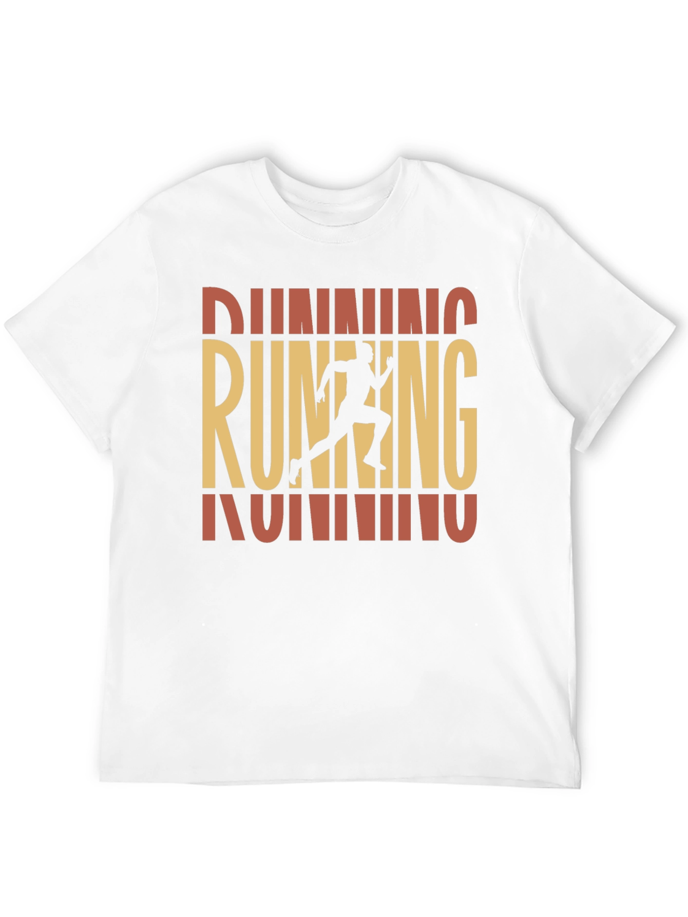 Running Graphic Print Black T-Shirt