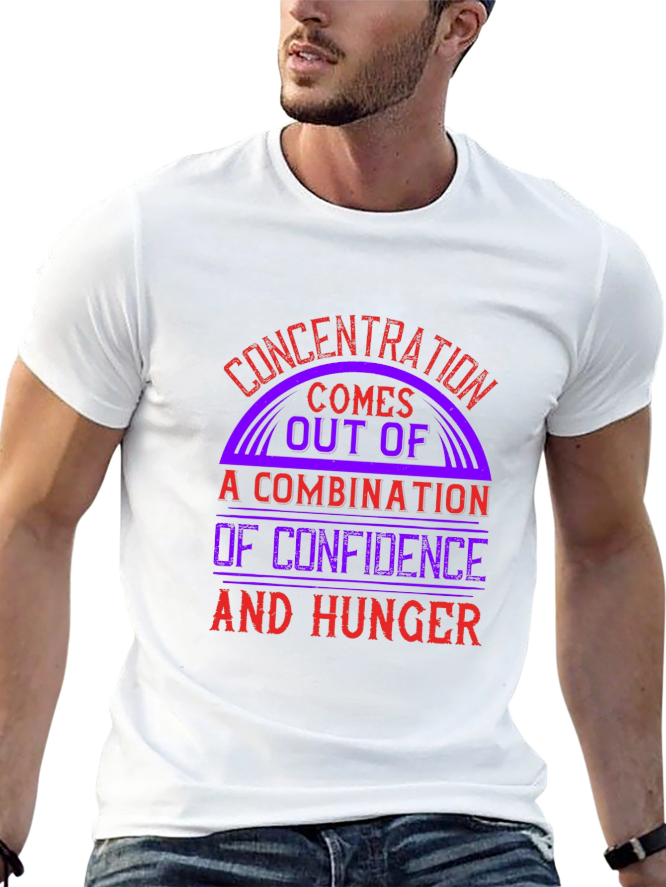 Concentration Confidence & Hunger Graphic Tee