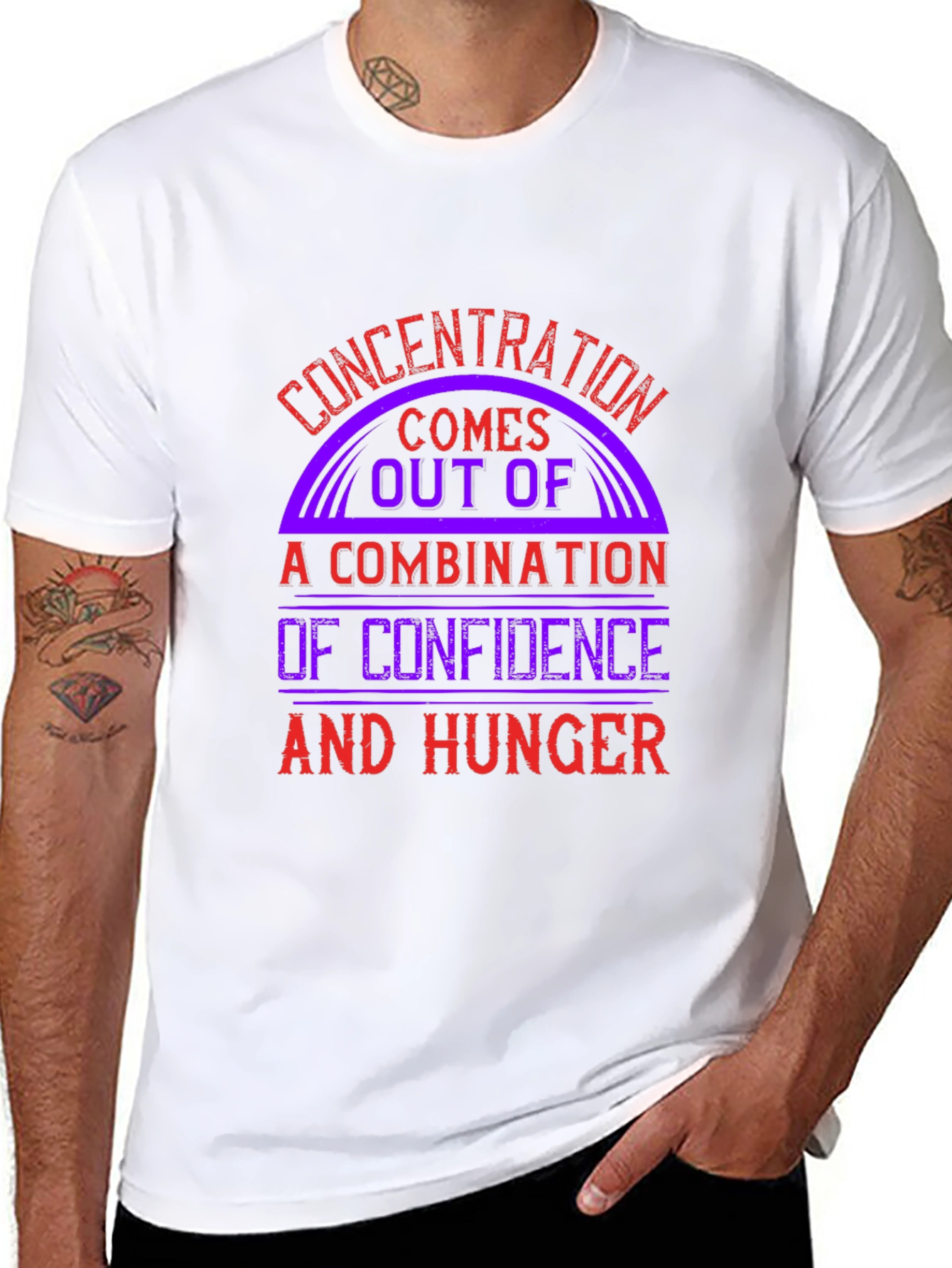 Concentration Confidence & Hunger Graphic Tee