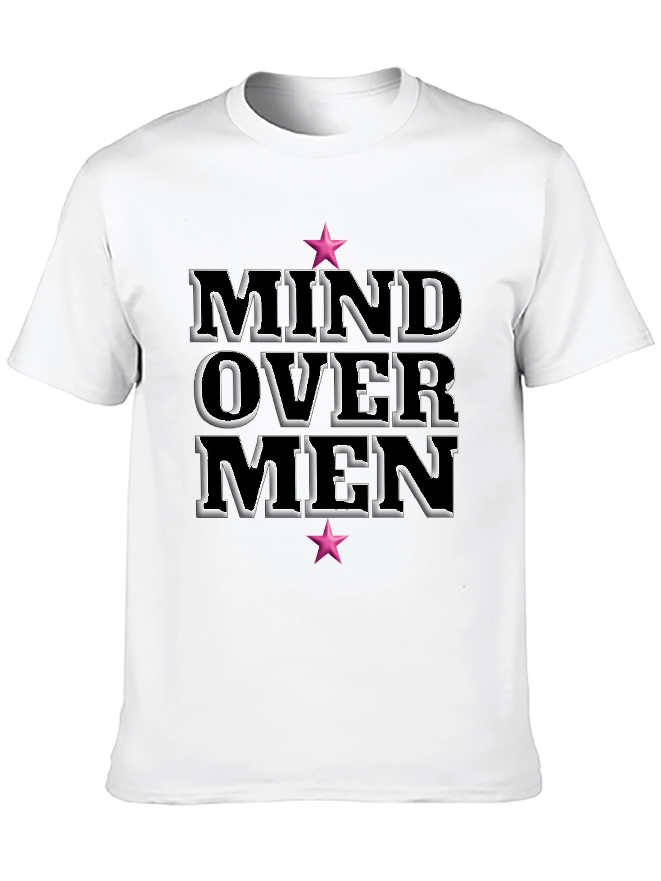 Mind Over Men Black Graphic Tee