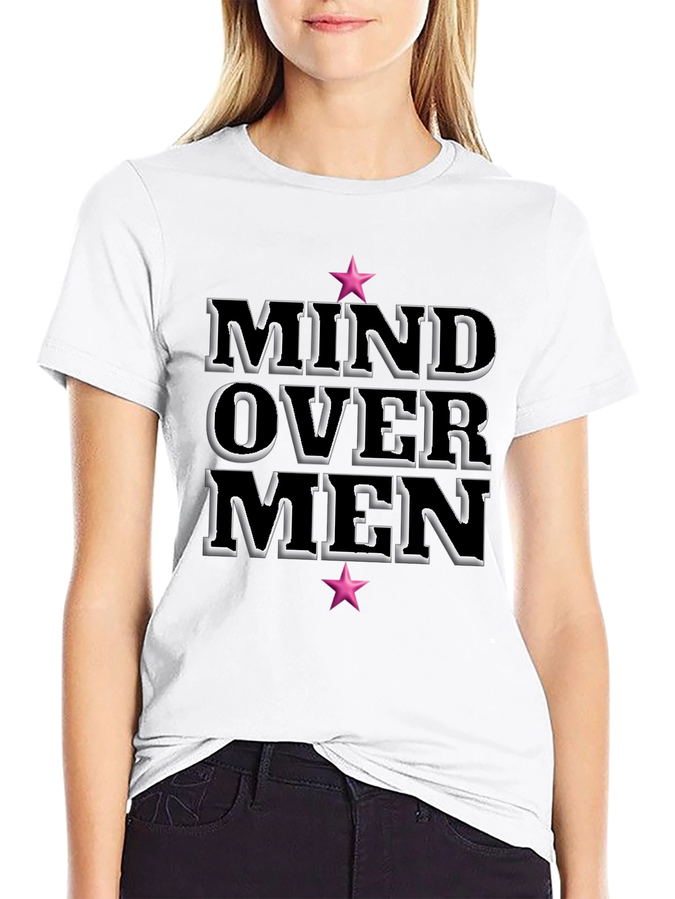 Mind Over Men Black Graphic Tee