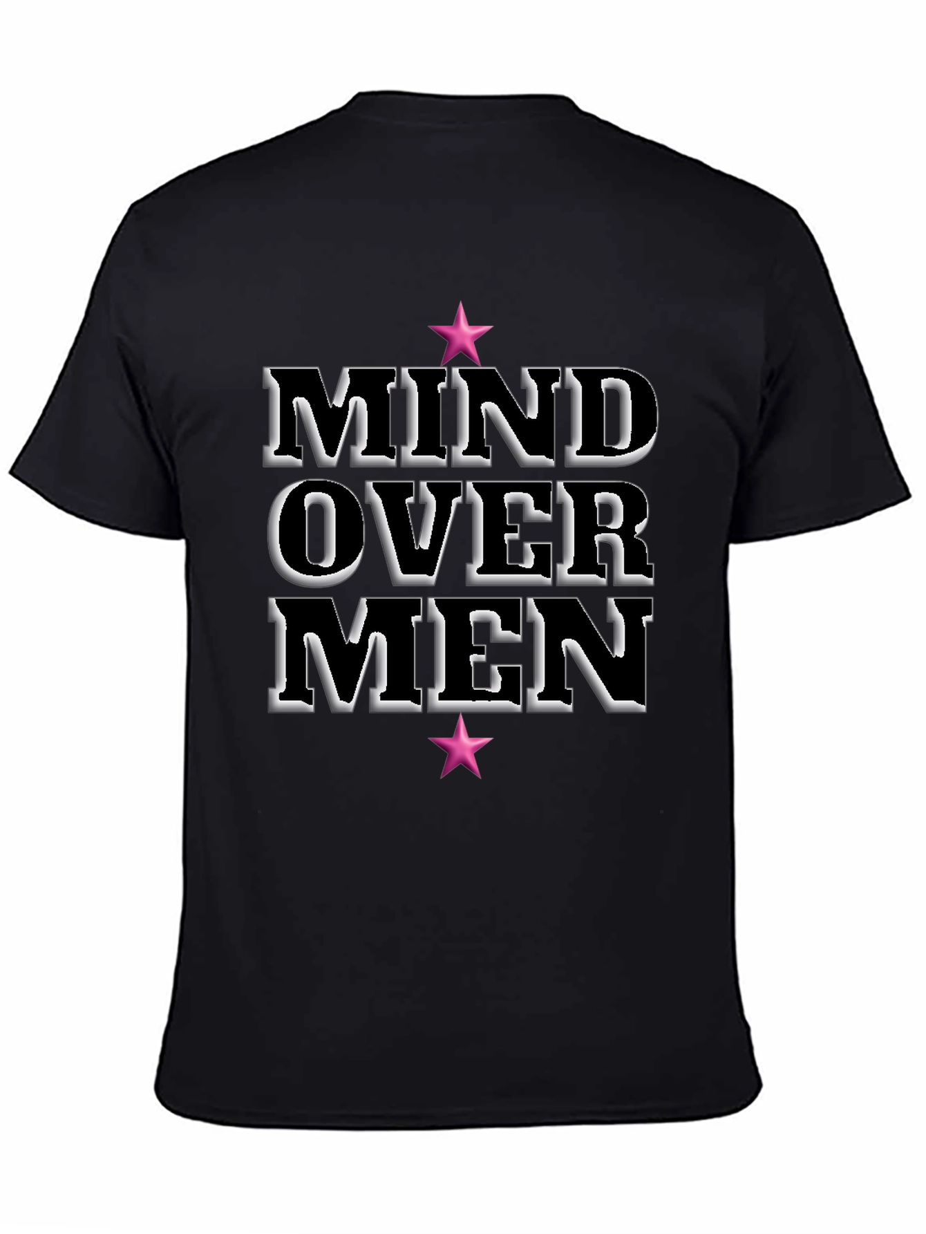 Mind Over Men Black Graphic Tee