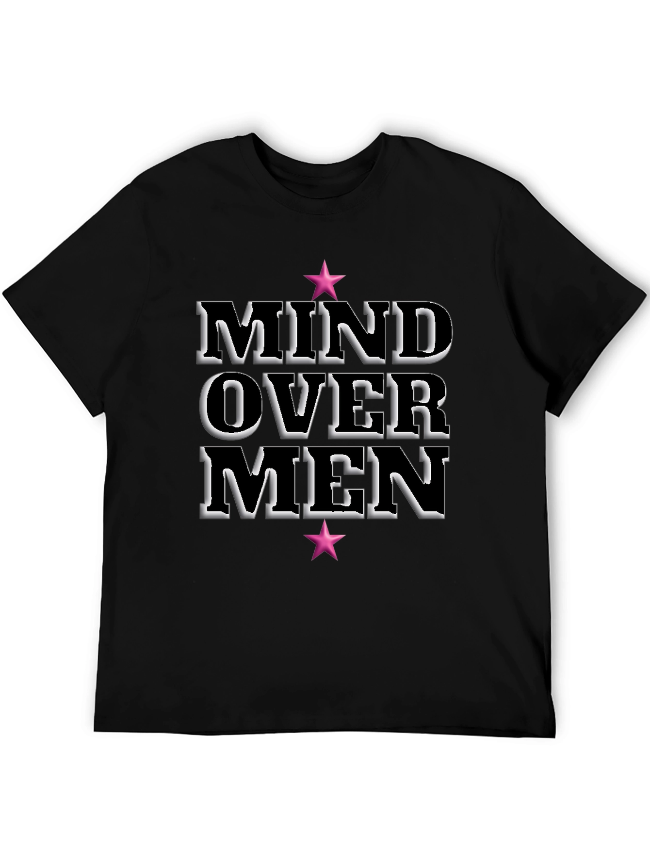 Mind Over Men Black Graphic Tee
