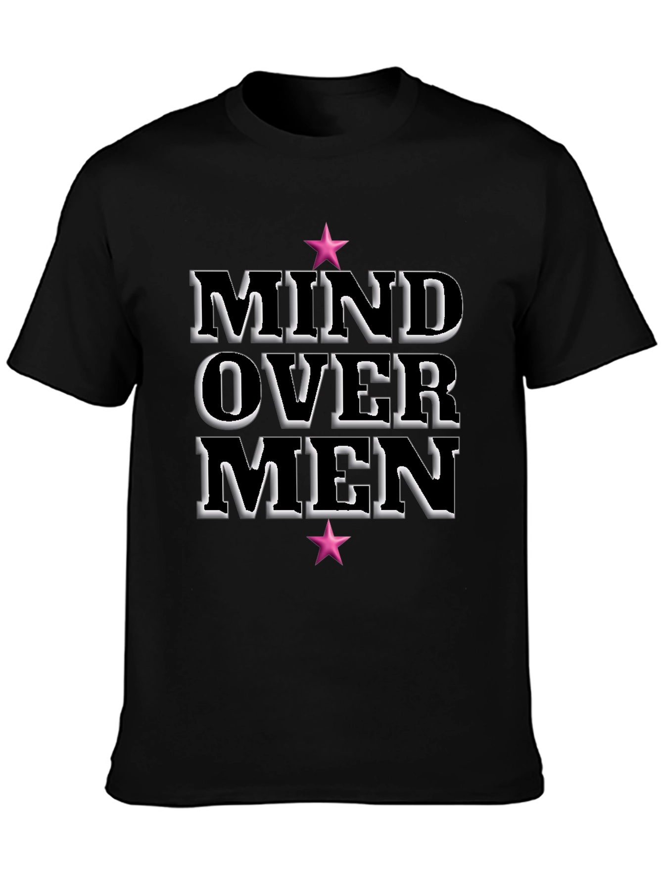 Mind Over Men Black Graphic Tee