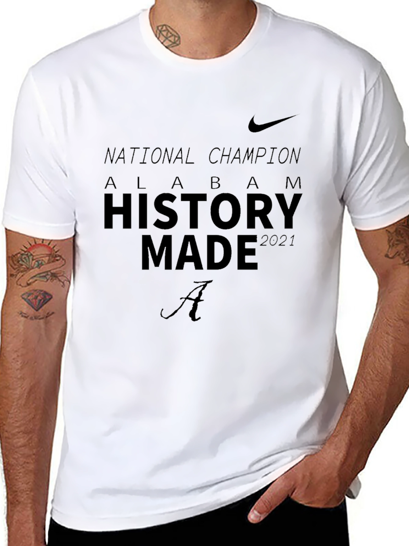 Alabama National Champions History Made T-Shirt