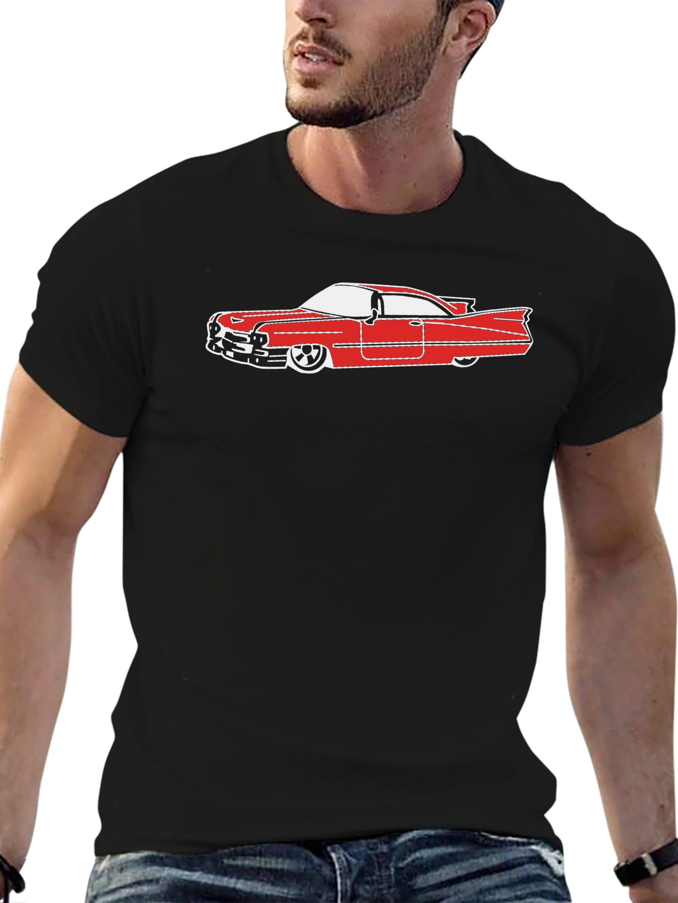 Classic Car Graphic Tee - Retro Cool