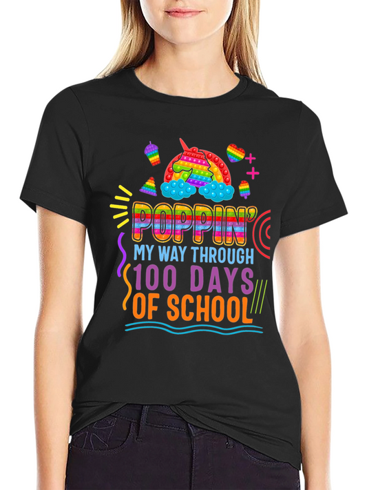 Poppin 100 Days of School T-Shirt