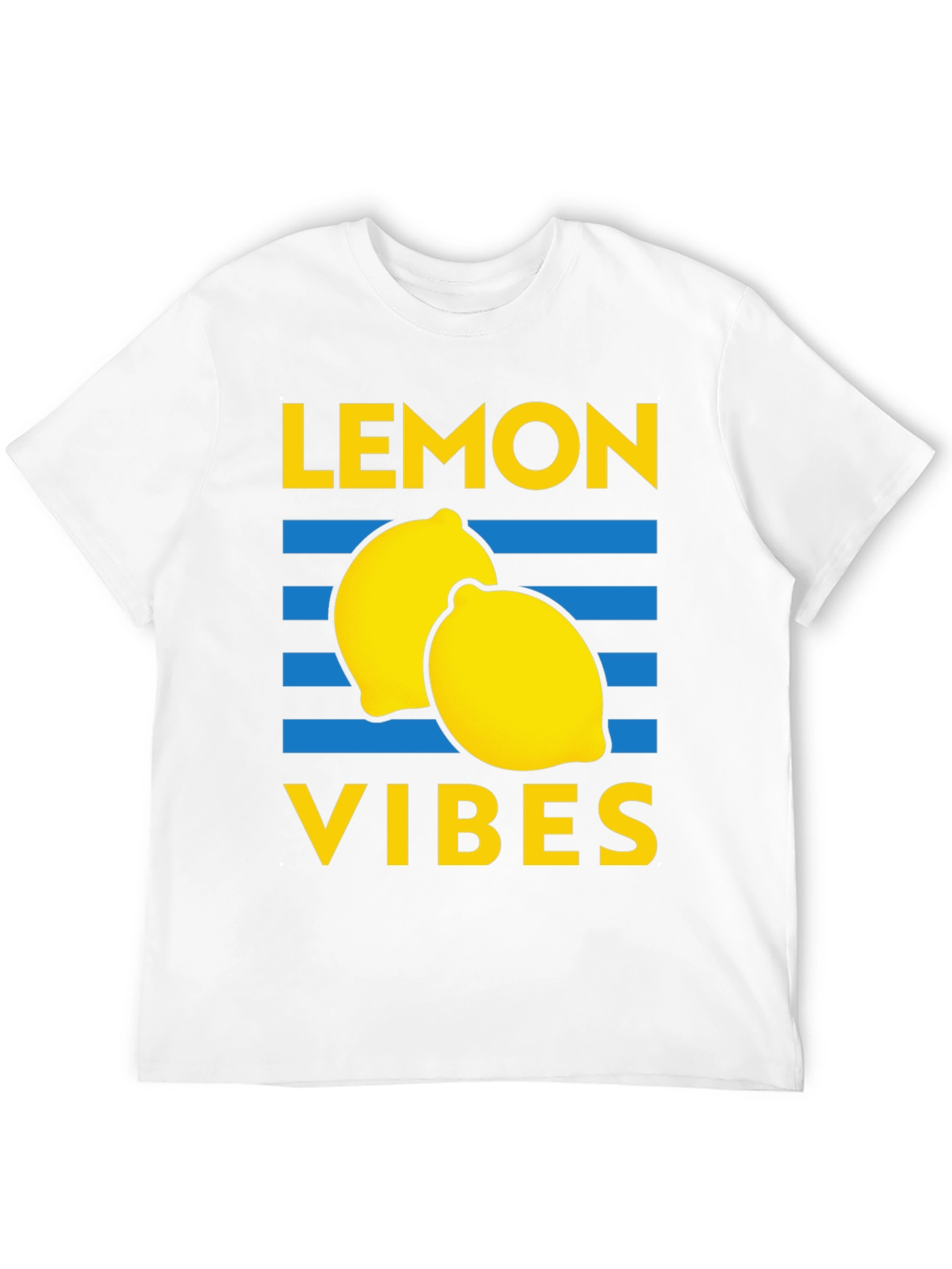 Lemon Vibes Graphic Tee - Black