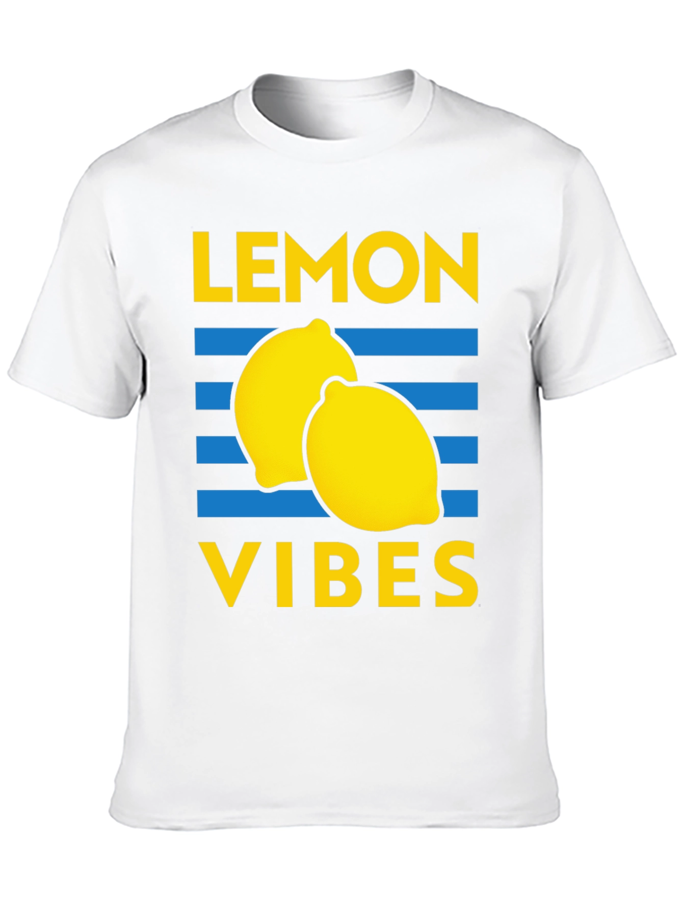 Lemon Vibes Graphic Tee - Black