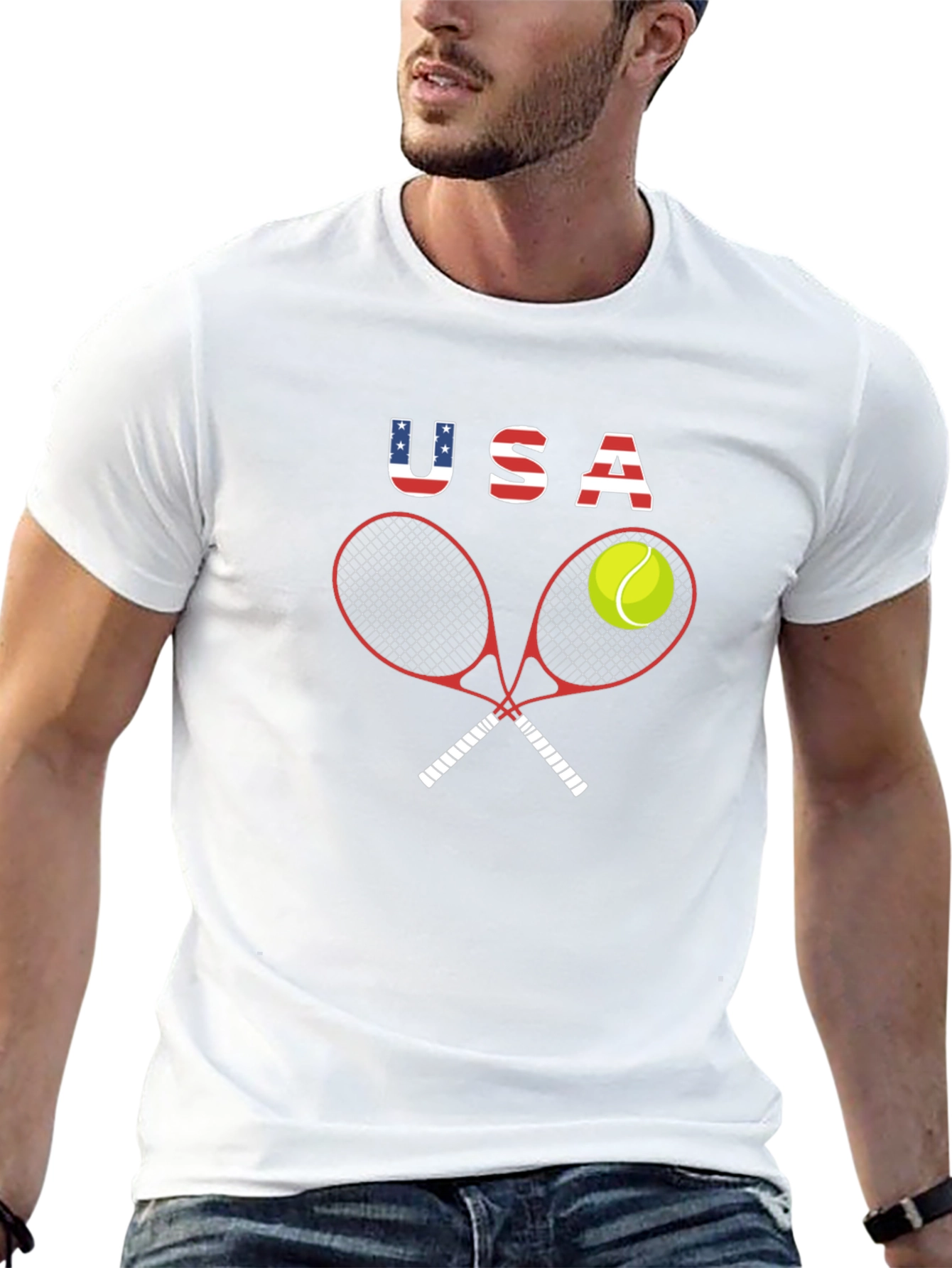 USA Tennis Graphic T-Shirt