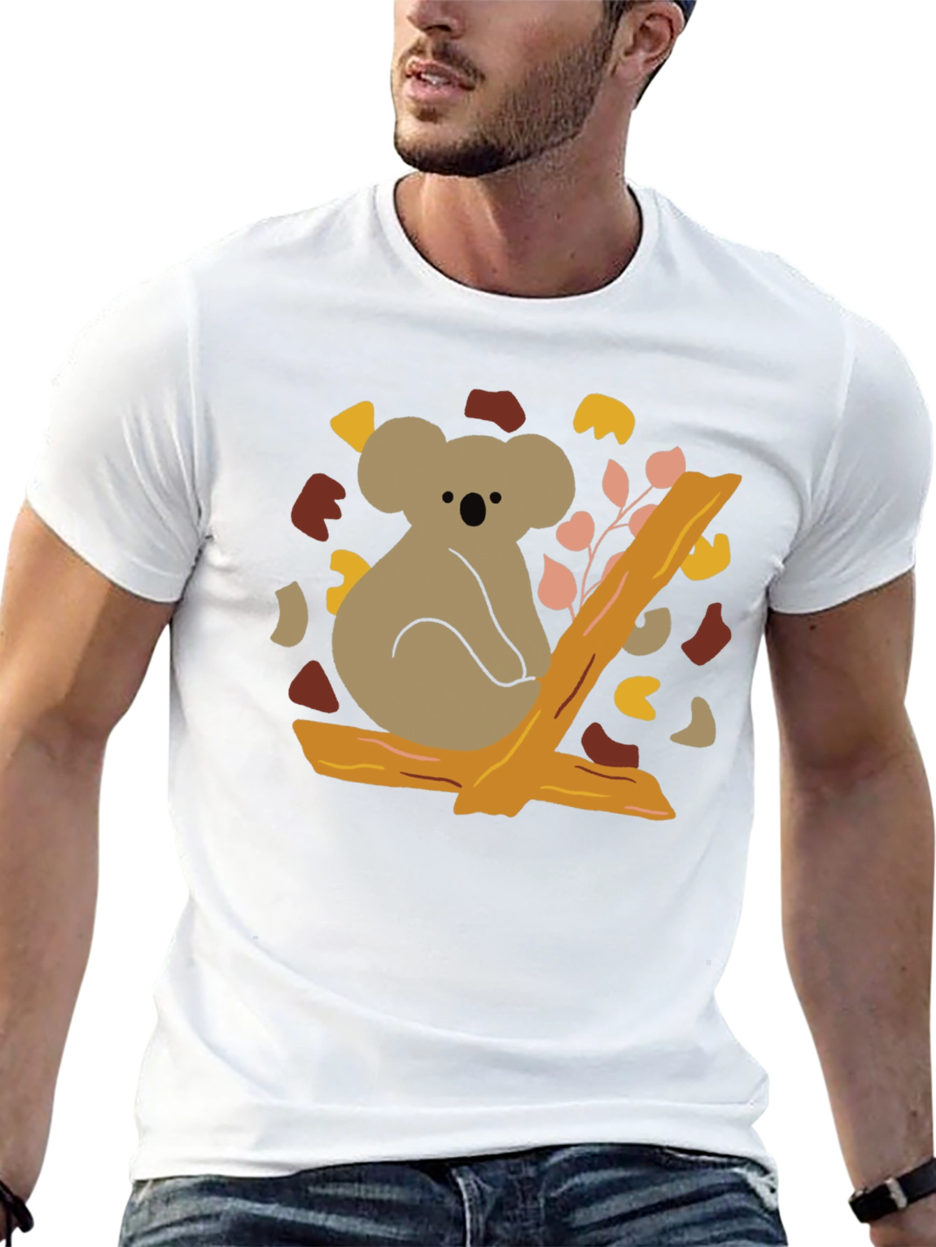 Koala Bear Graphic Tee - Casual Comfort