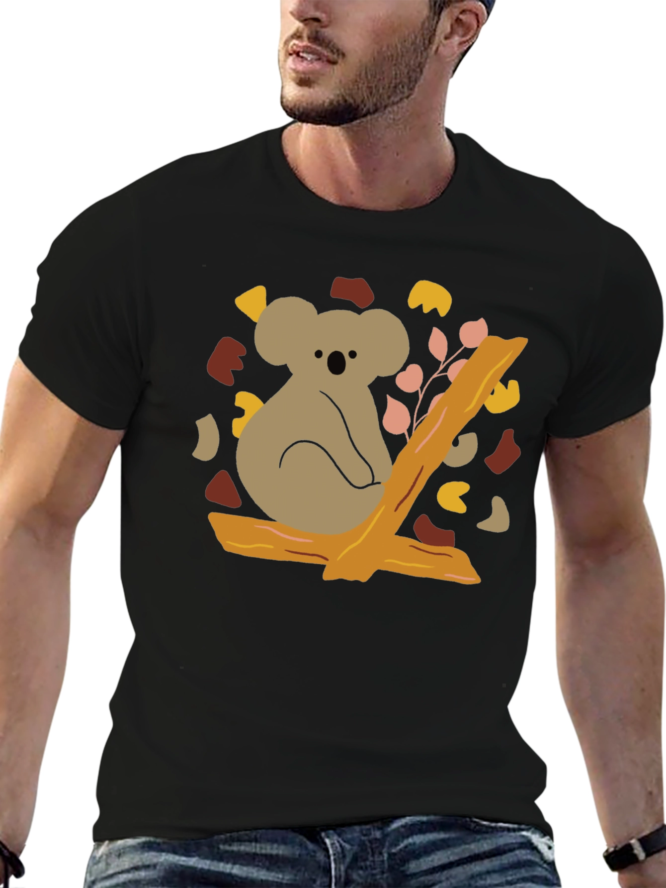 Koala Bear Graphic Tee - Casual Comfort