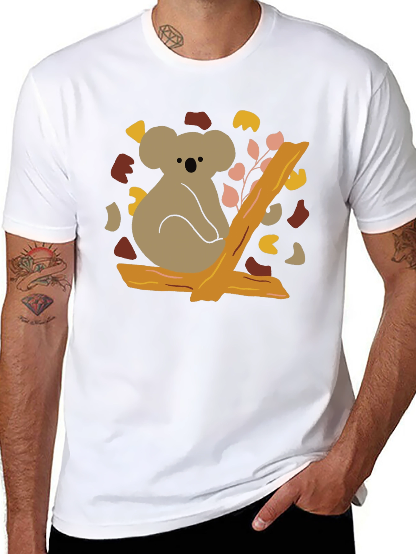 Koala Bear Graphic Tee - Casual Comfort
