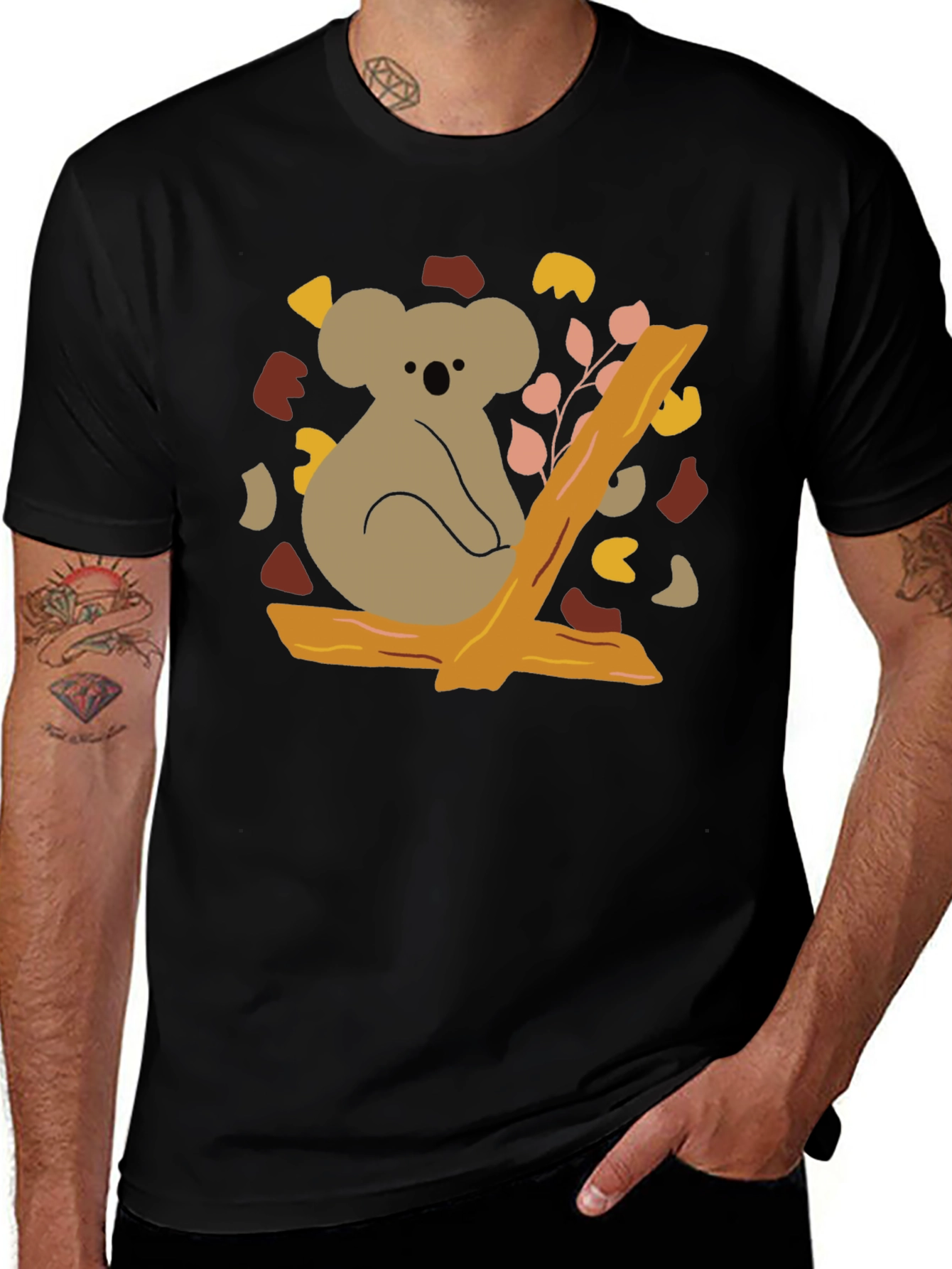 Koala Bear Graphic Tee - Casual Comfort