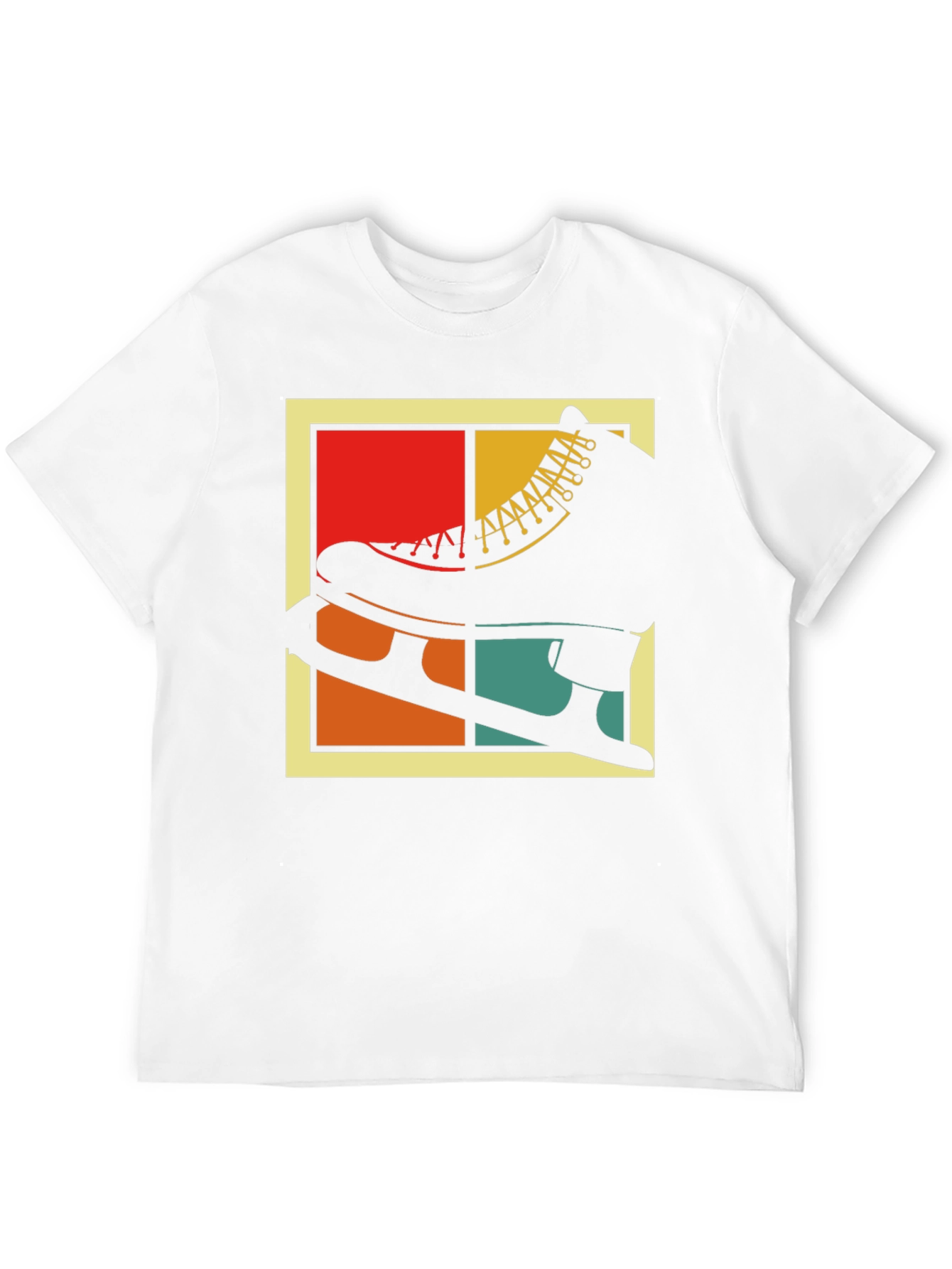 Retro Ice Skate Graphic T-Shirt