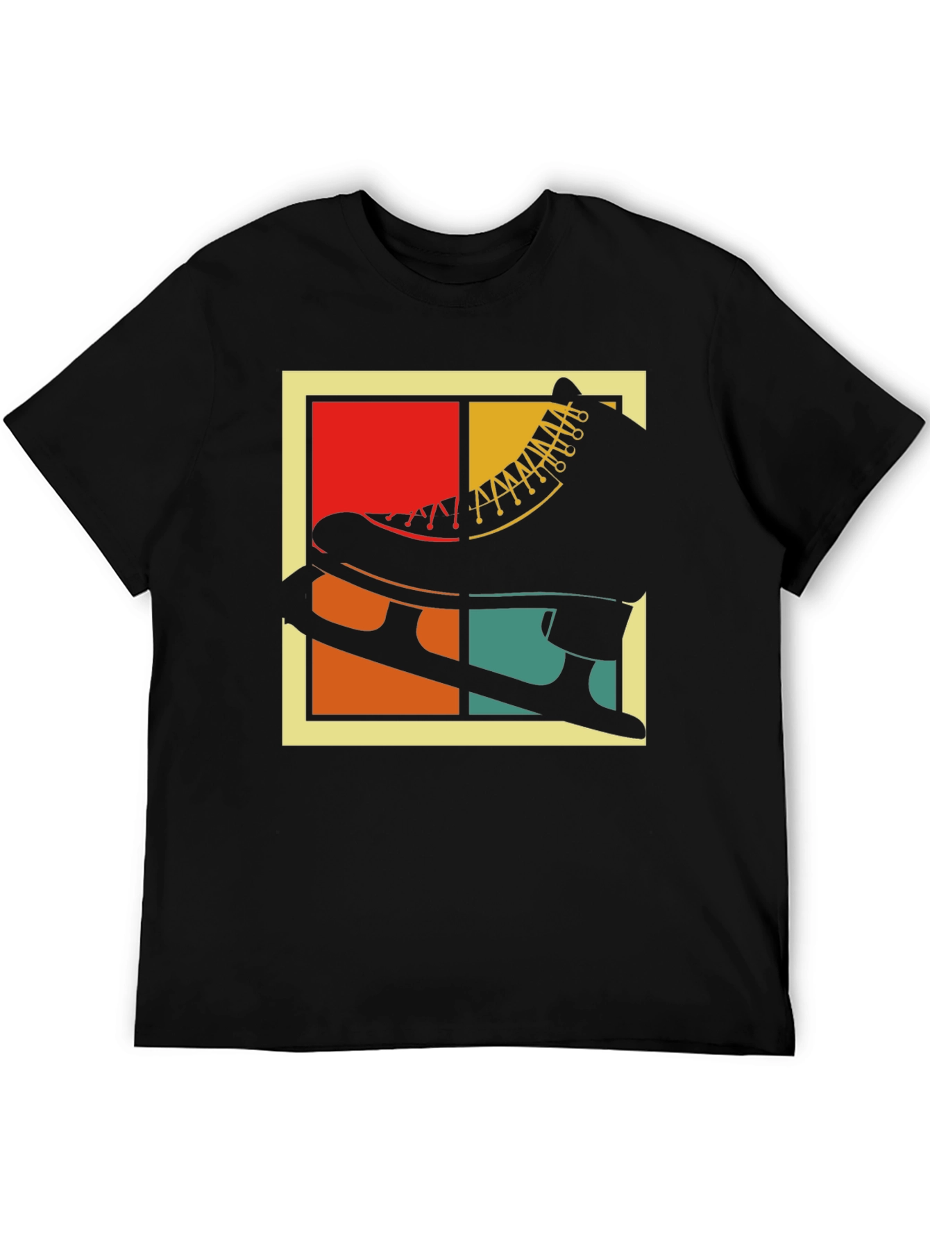 Retro Ice Skate Graphic T-Shirt