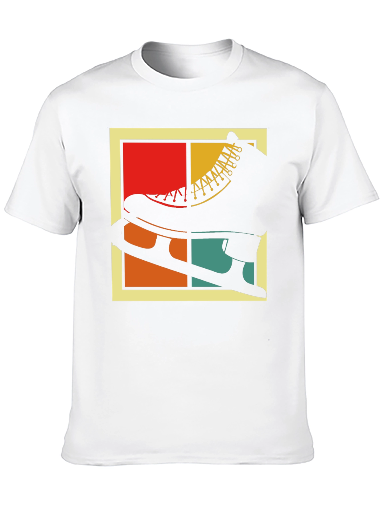 Retro Ice Skate Graphic T-Shirt