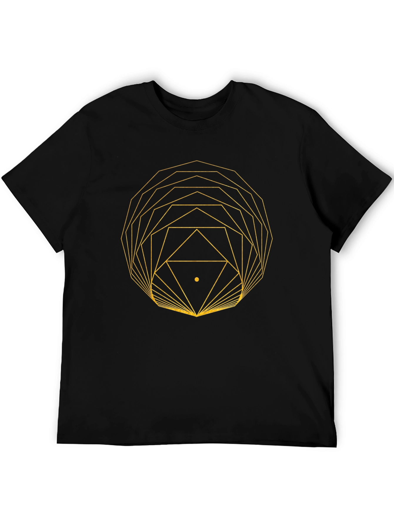 Geometric Triangle T-Shirt - Modern Design