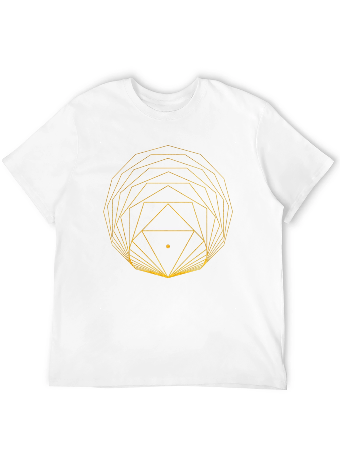 Geometric Triangle T-Shirt - Modern Design