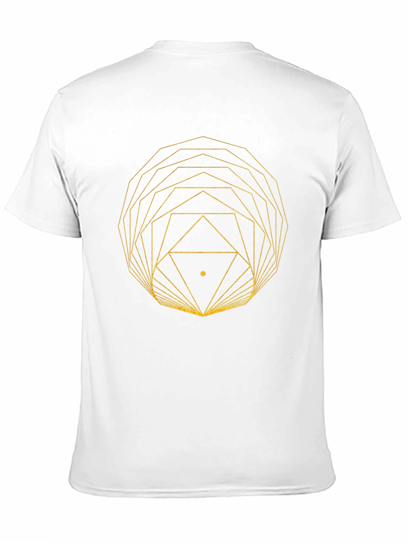 Geometric Triangle T-Shirt - Modern Design
