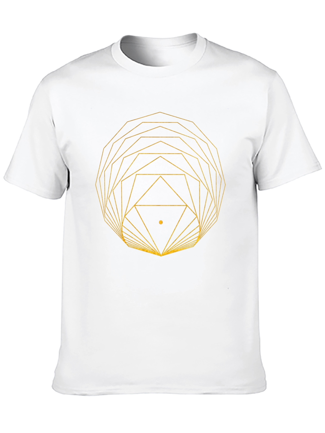 Geometric Triangle T-Shirt - Modern Design