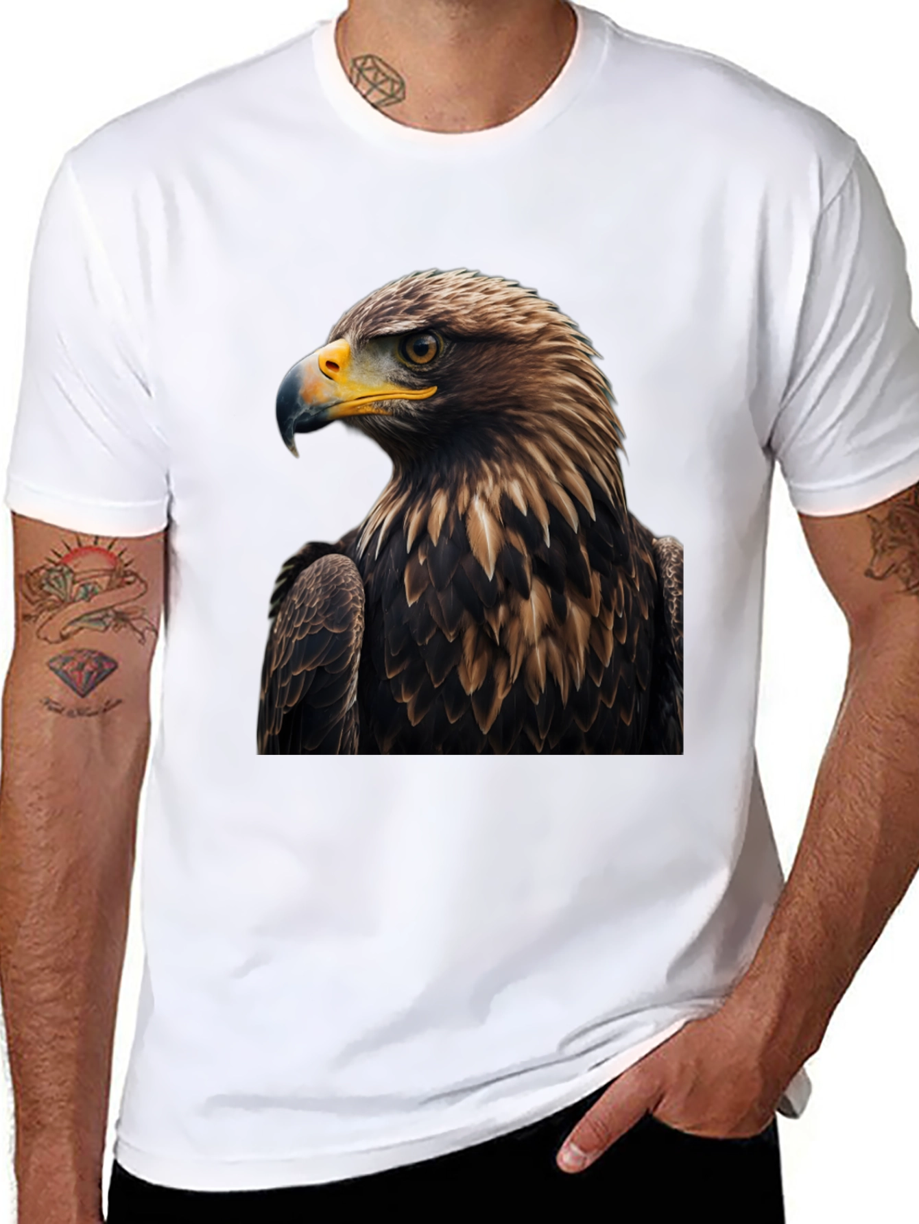 Eagle Graphic Tee - Majestic Bird Design