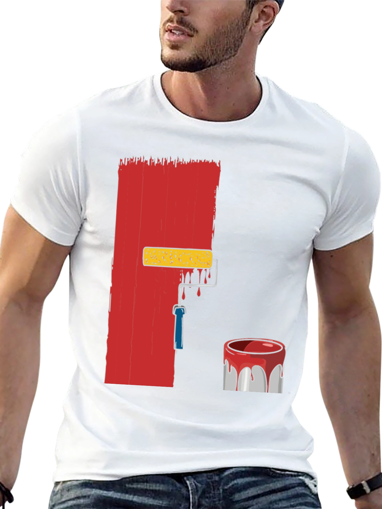 Painters Roll T-Shirt - Artistic Graphic Tee