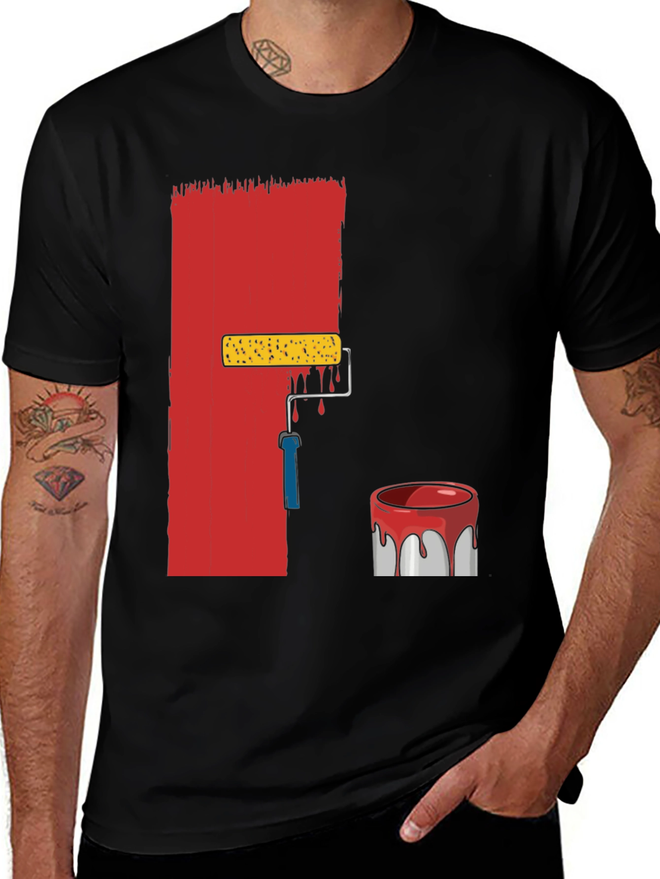 Painters Roll T-Shirt - Artistic Graphic Tee