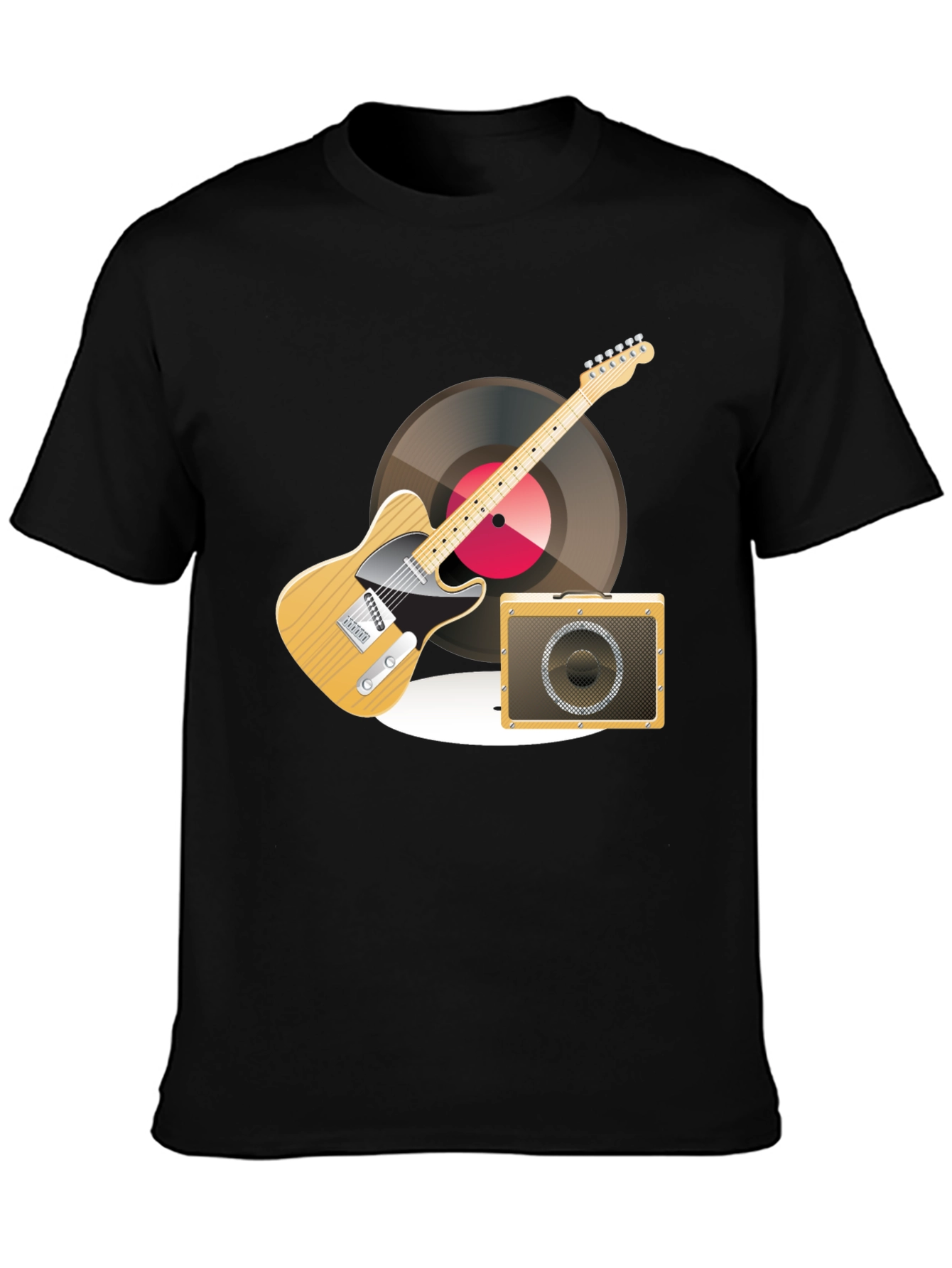 Guitar & Amplifier Graphic T-Shirt