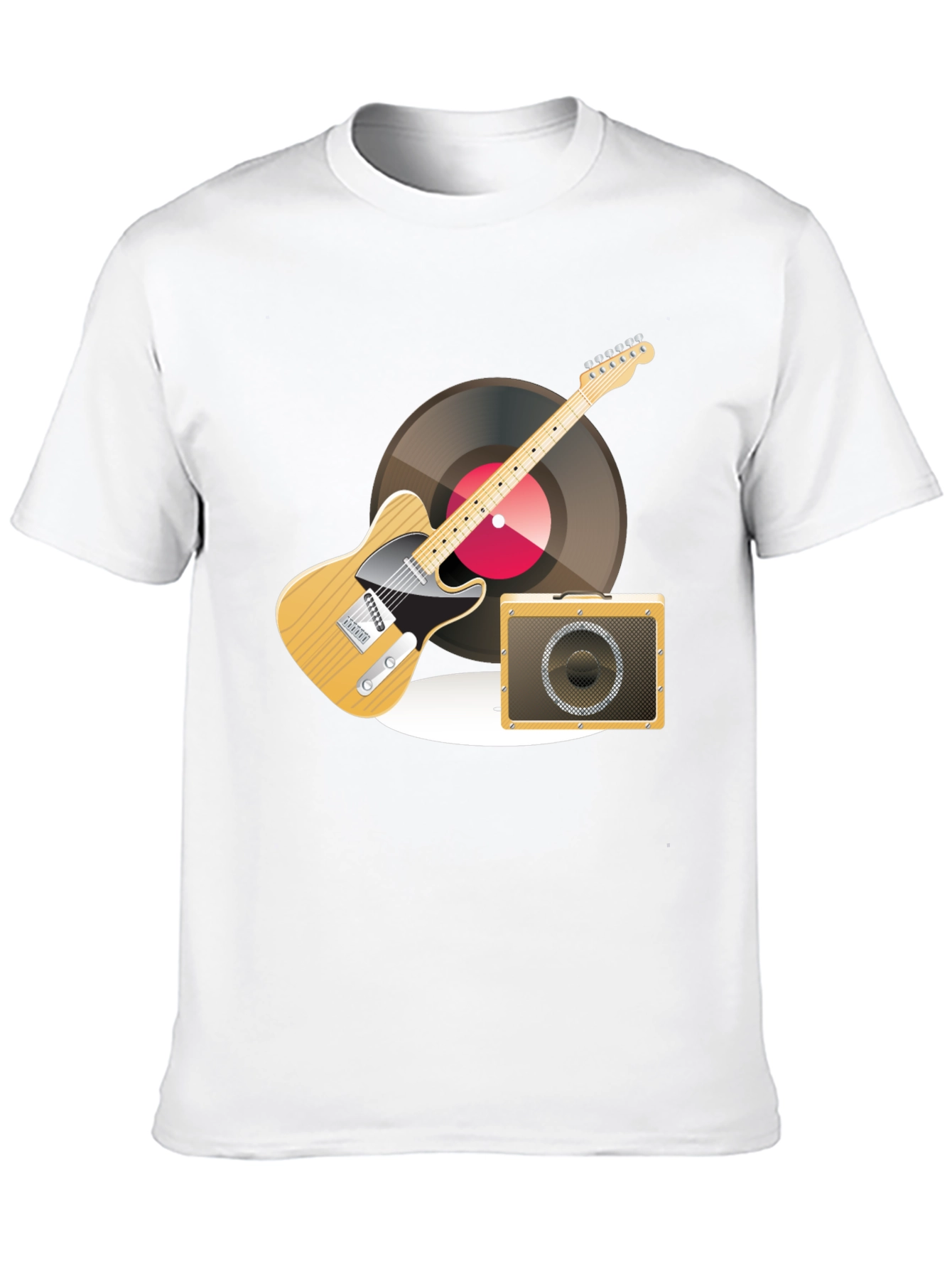 Guitar & Amplifier Graphic T-Shirt