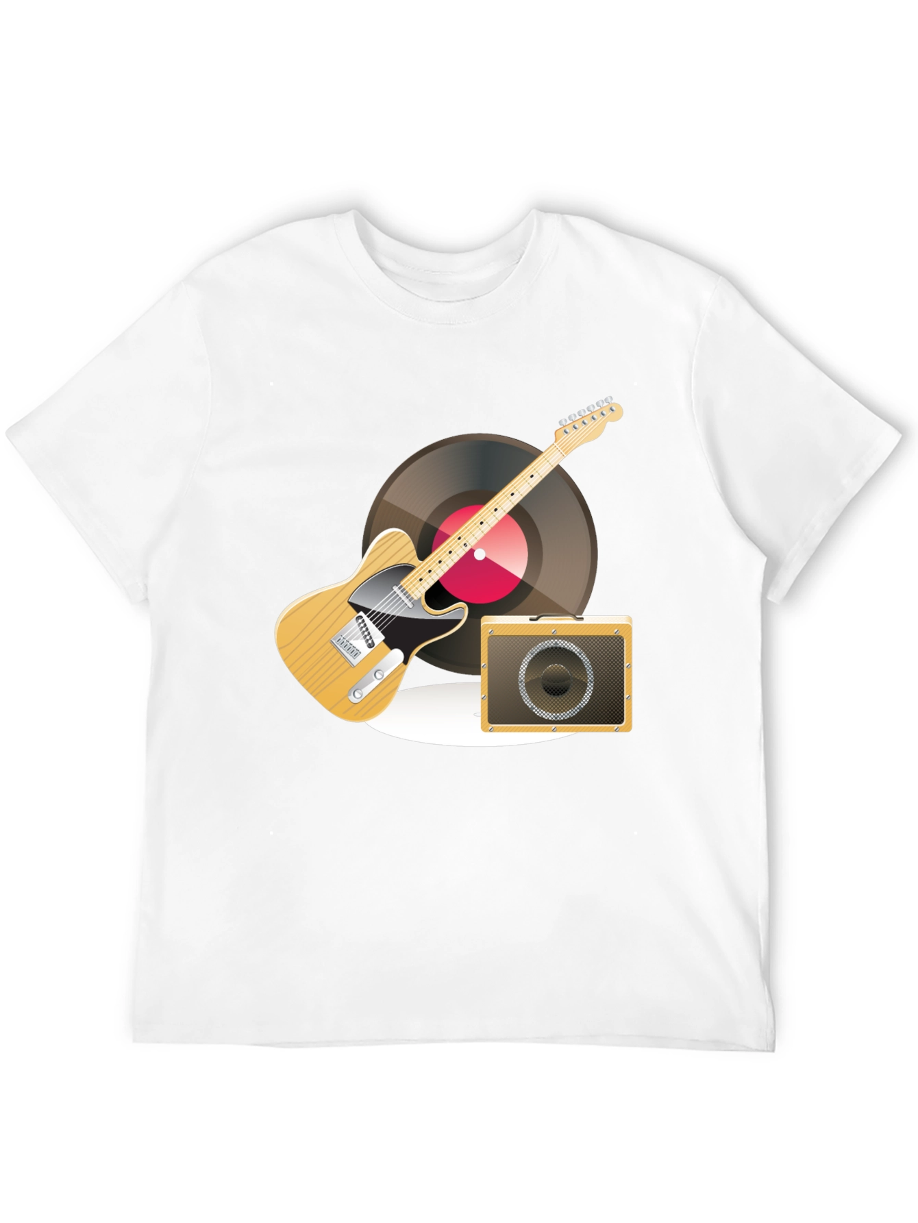 Guitar & Amplifier Graphic T-Shirt